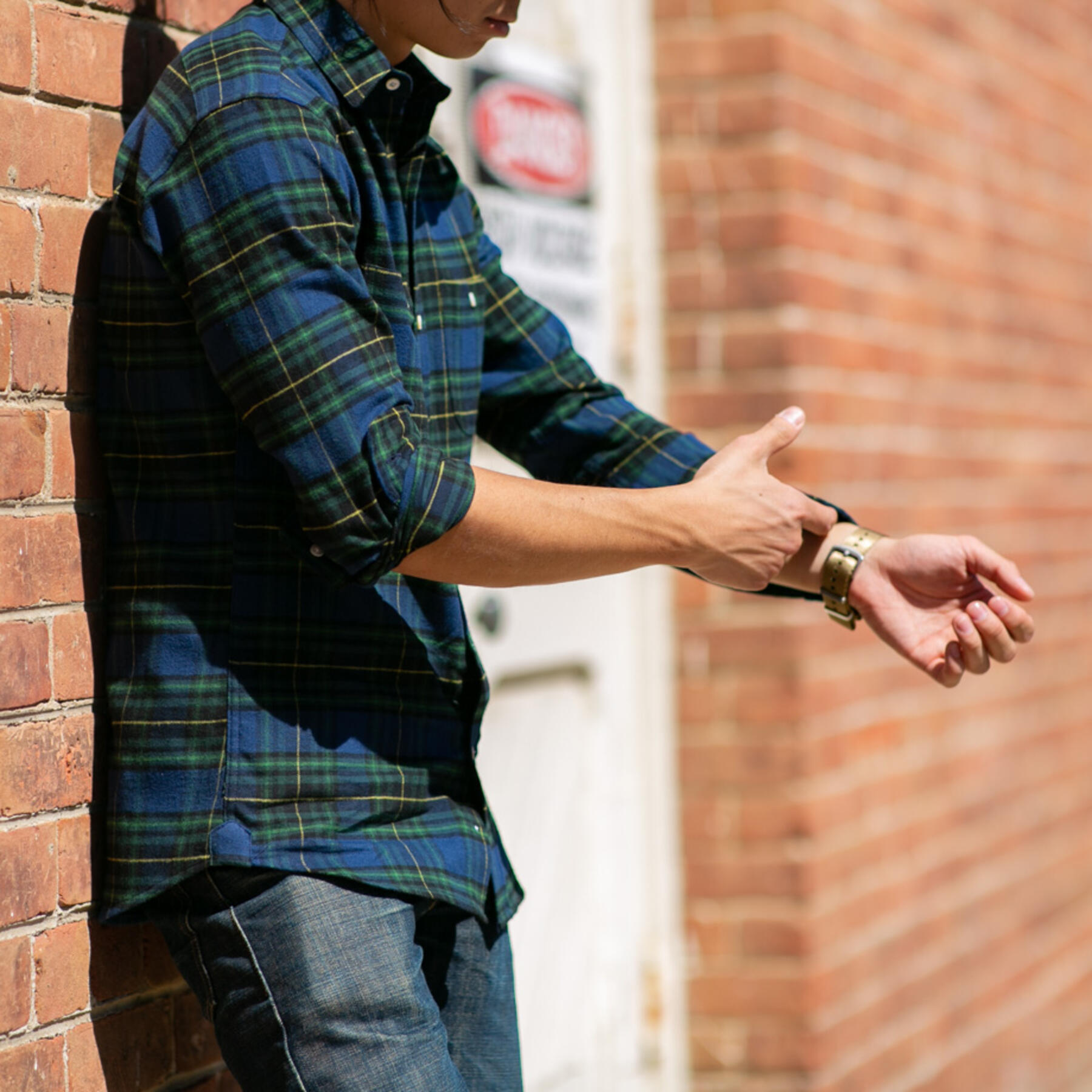 gustin #626 royal green flannel