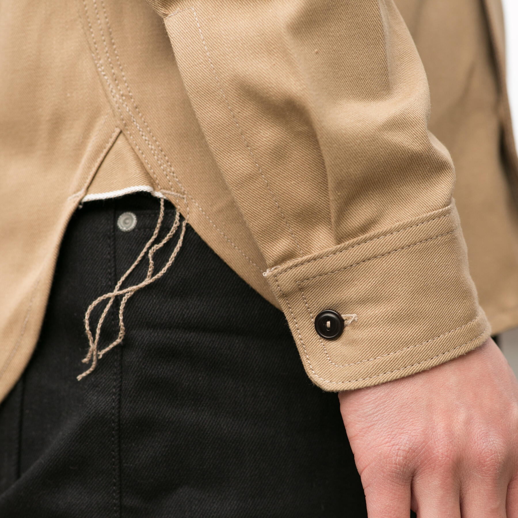 gustin japan khaki workshirt