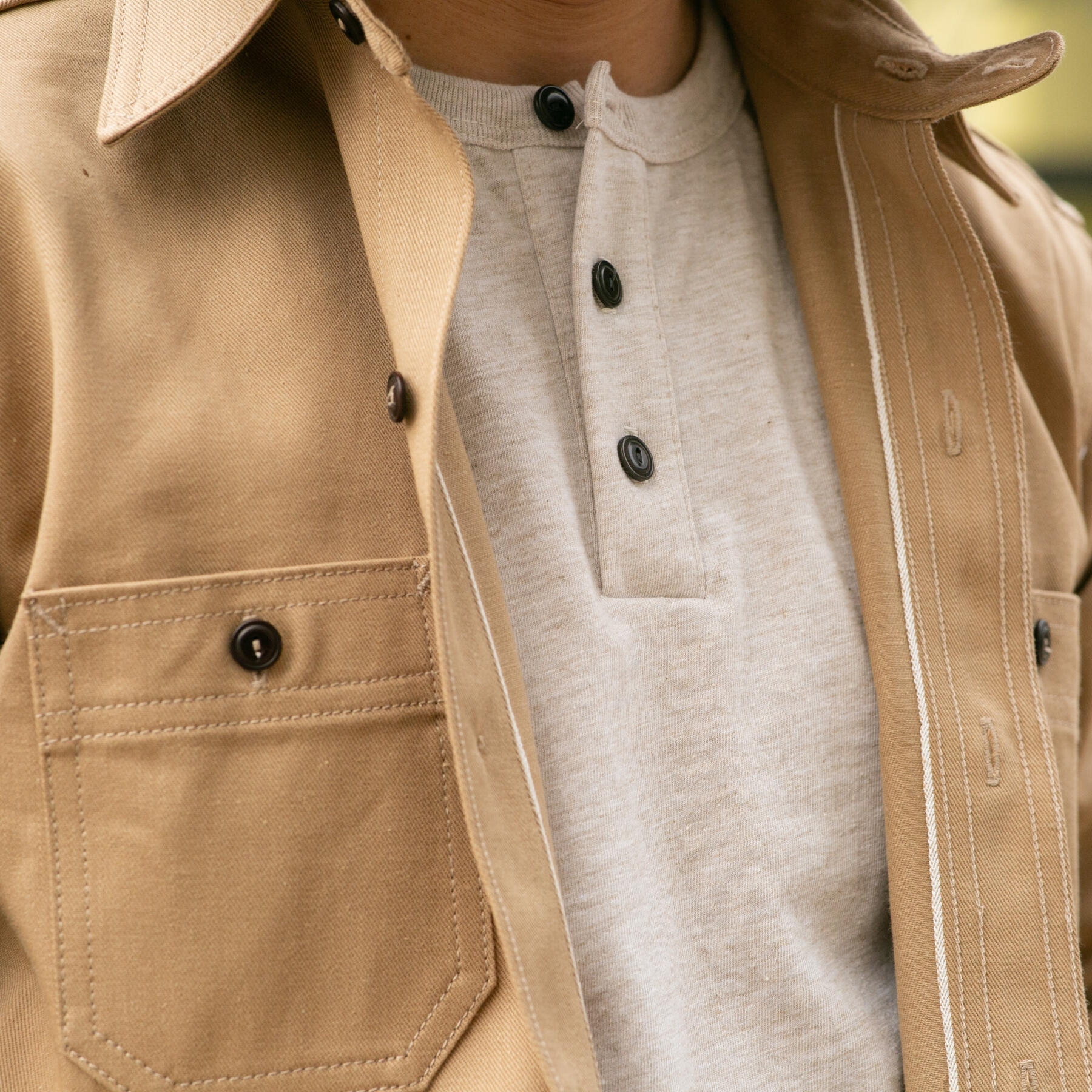 gustin japan khaki workshirt
