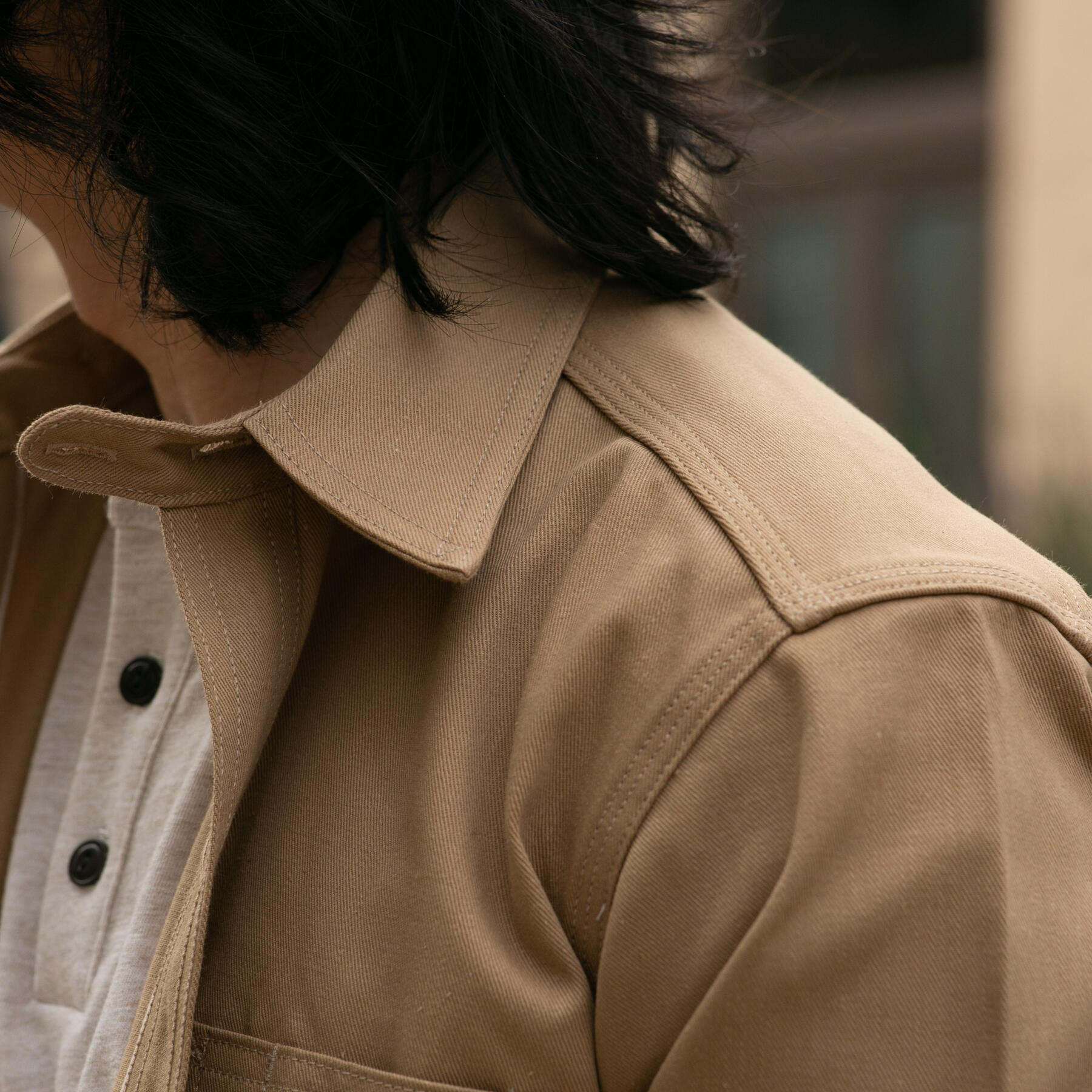 gustin japan khaki workshirt