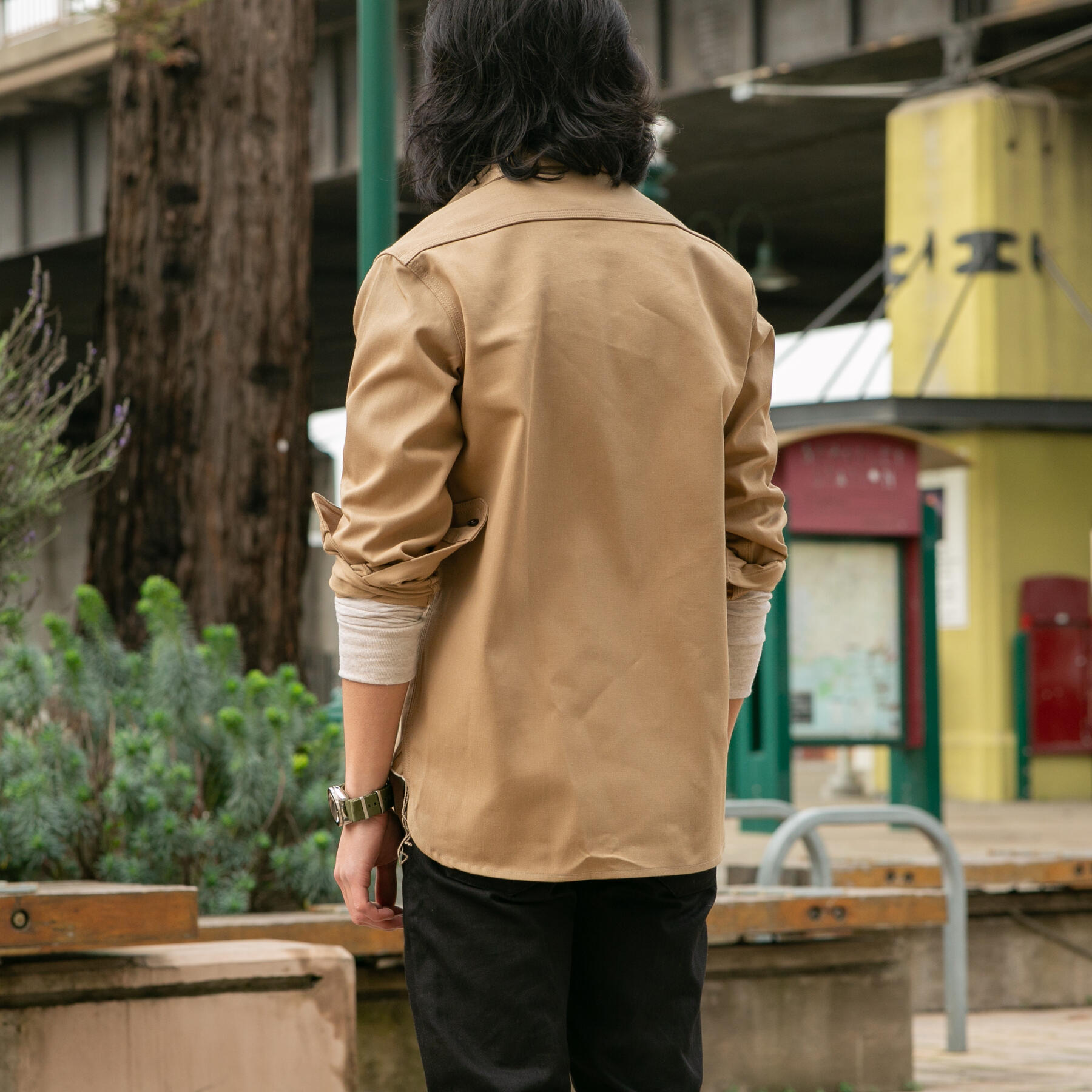 gustin japan khaki workshirt