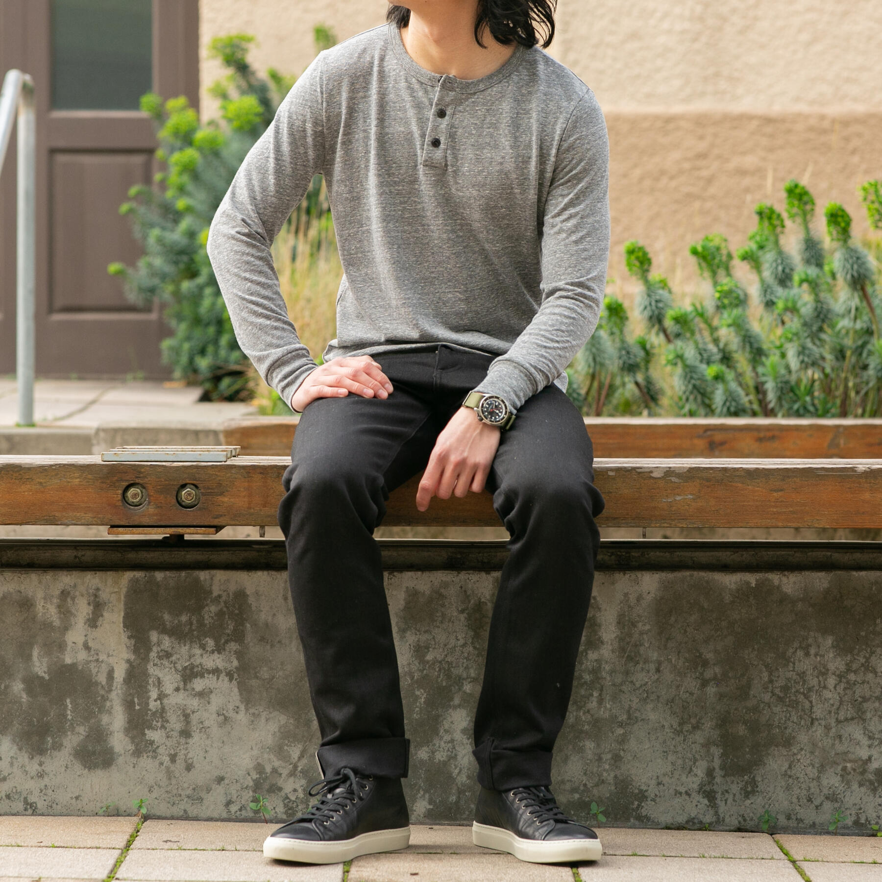 gustin henley - heather grey
