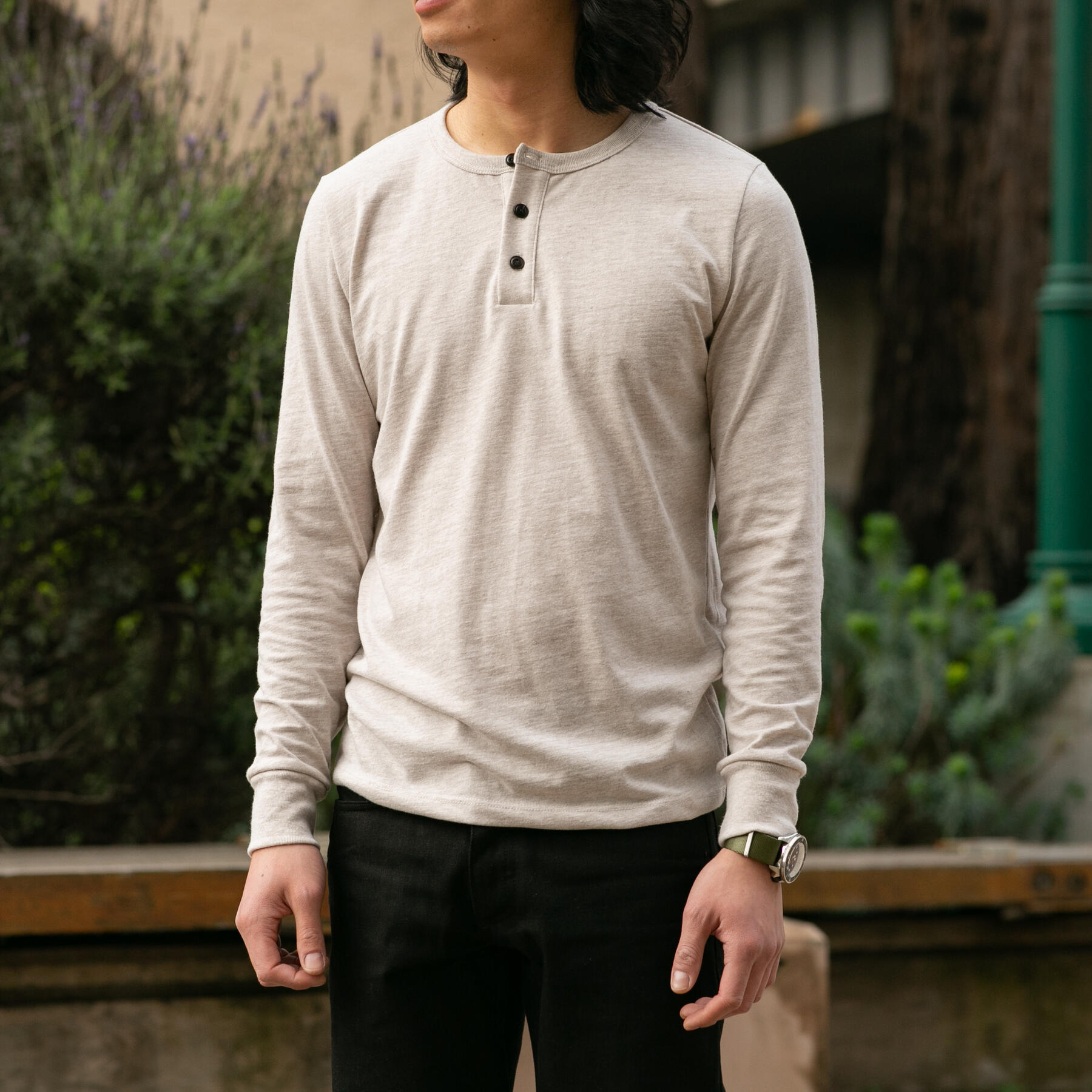 gustin henley - heather oatmeal