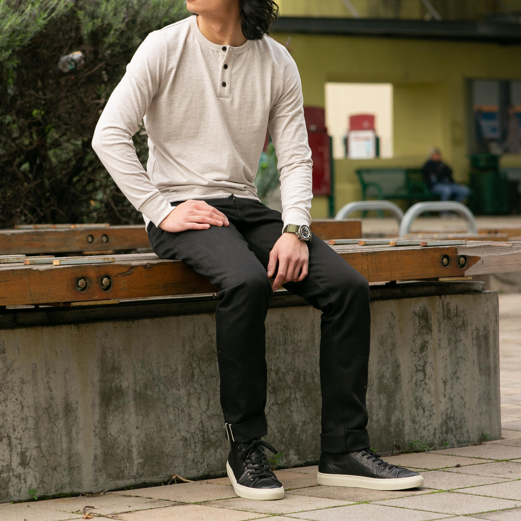 gustin henley - heather oatmeal