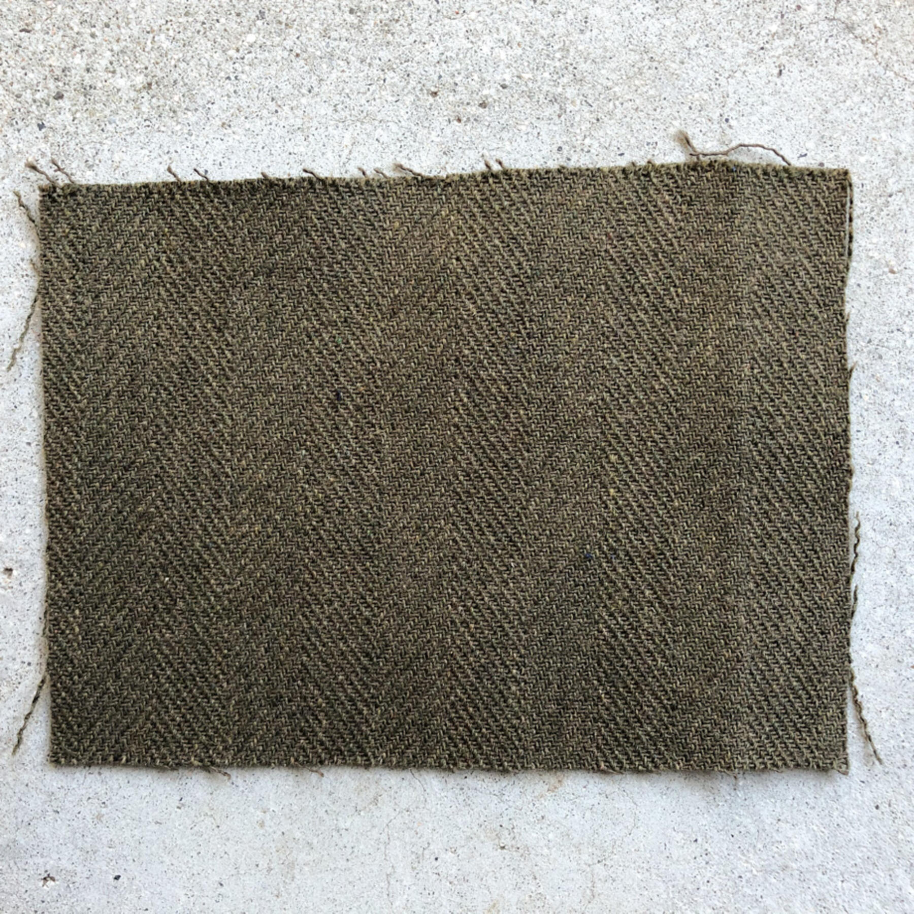 gustin #187 japan wool herringbone chinos - olive