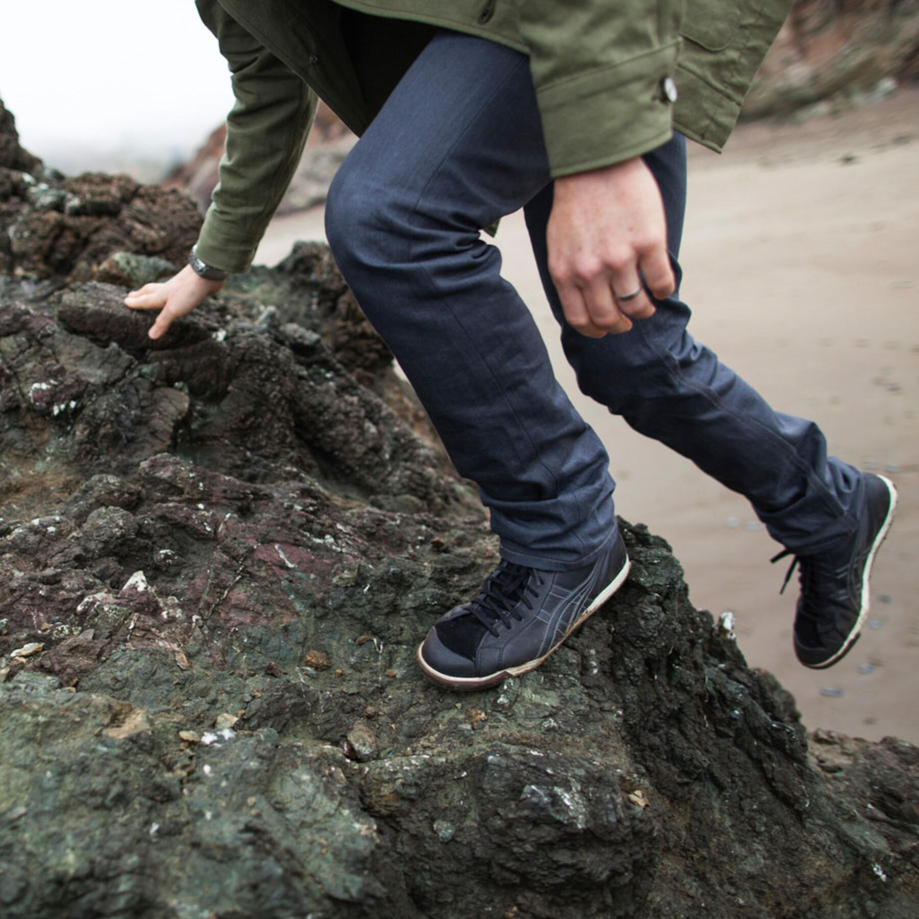 gustin chore coat - army canvas