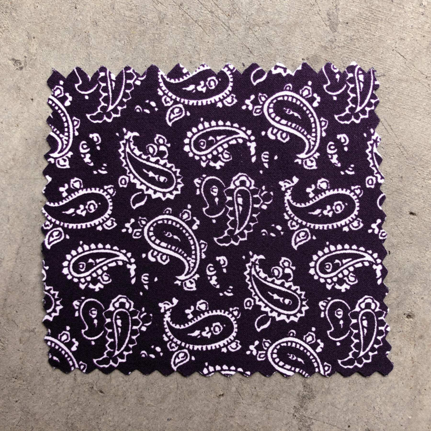 gustin #629 navy paisley