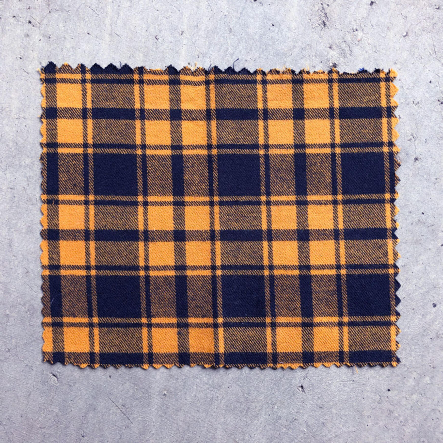 gustin #631 orangexnavy vintage brushed twill