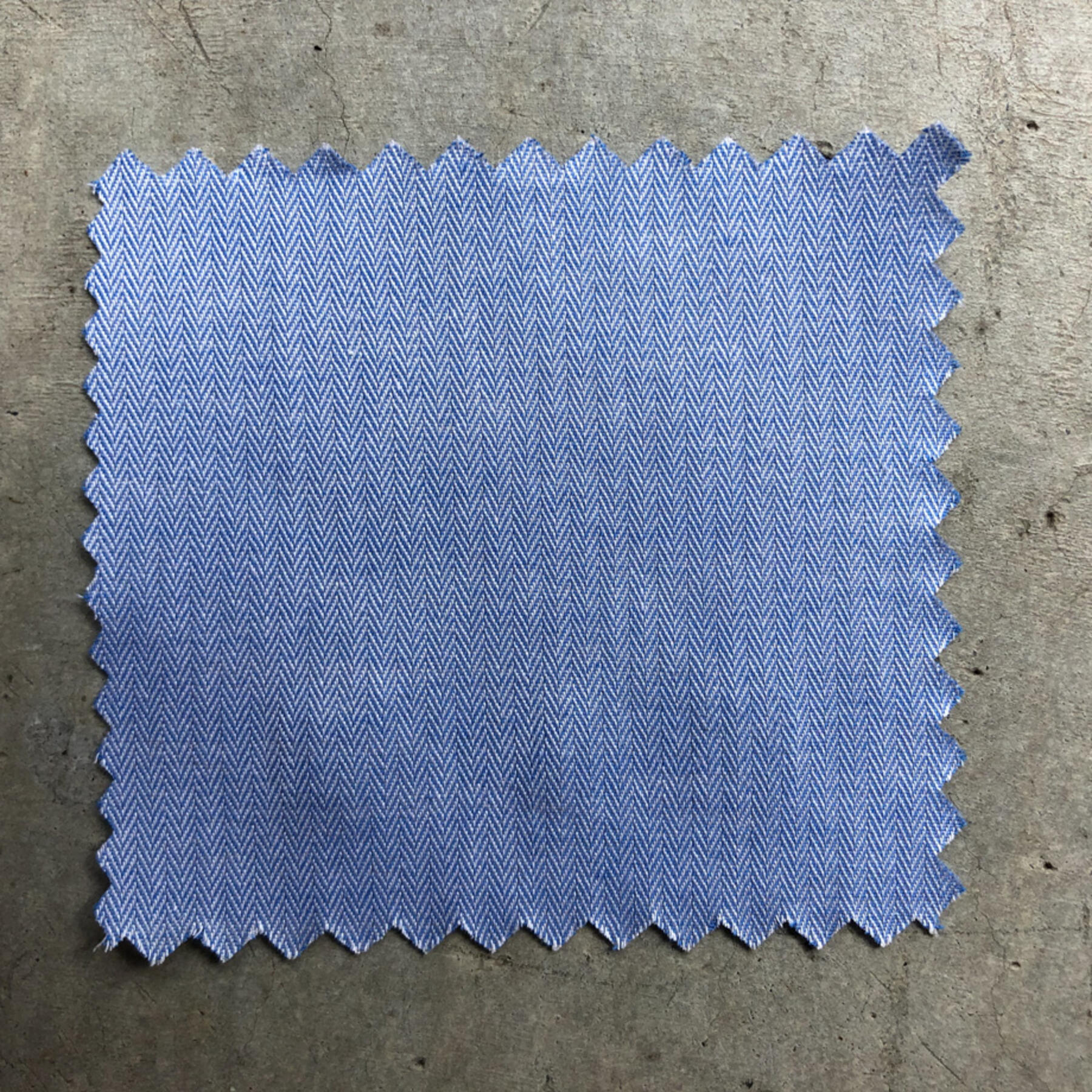 gustin #633 bluexwhite herringbone
