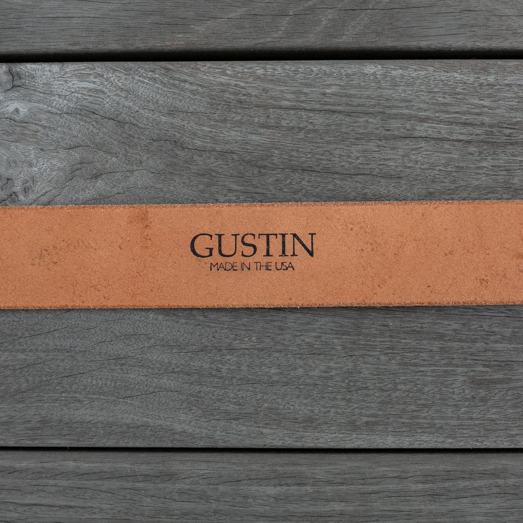 gustin natural veg tan horween latigo belt