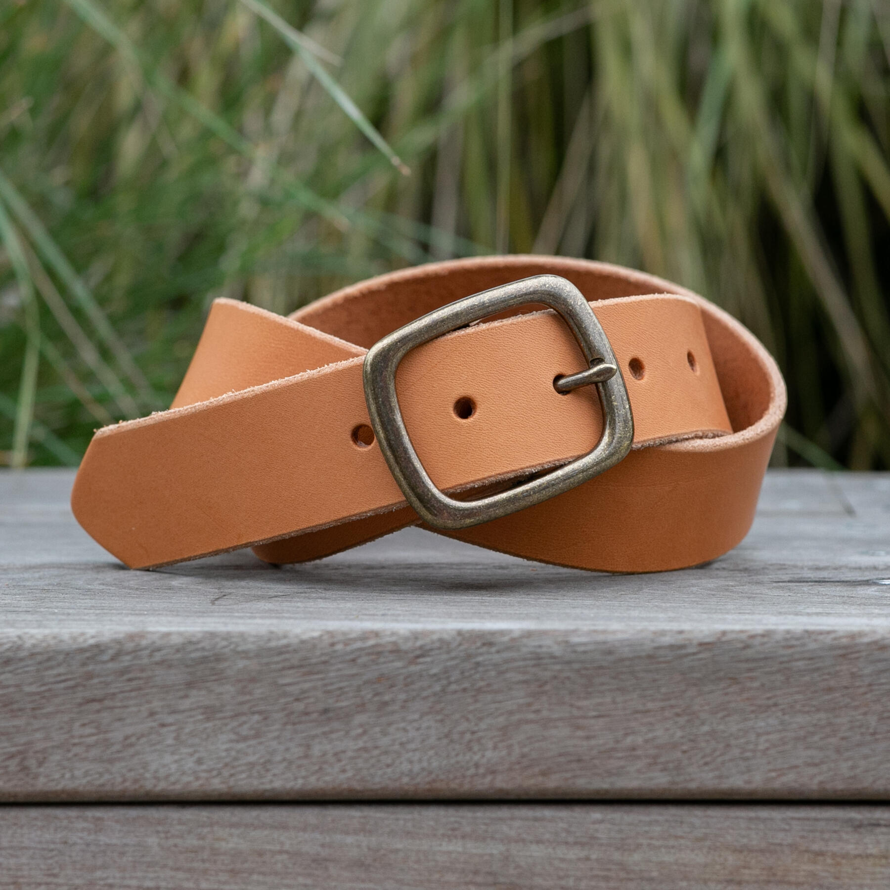gustin natural veg tan horween latigo belt