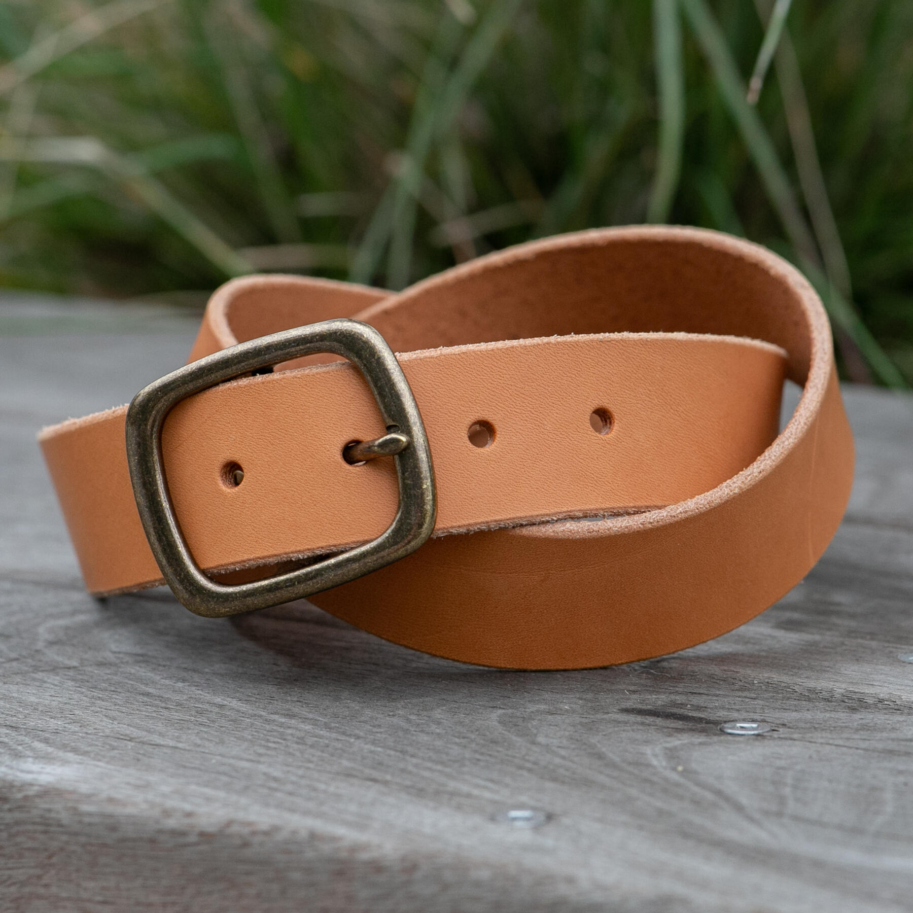 gustin natural veg tan horween latigo belt