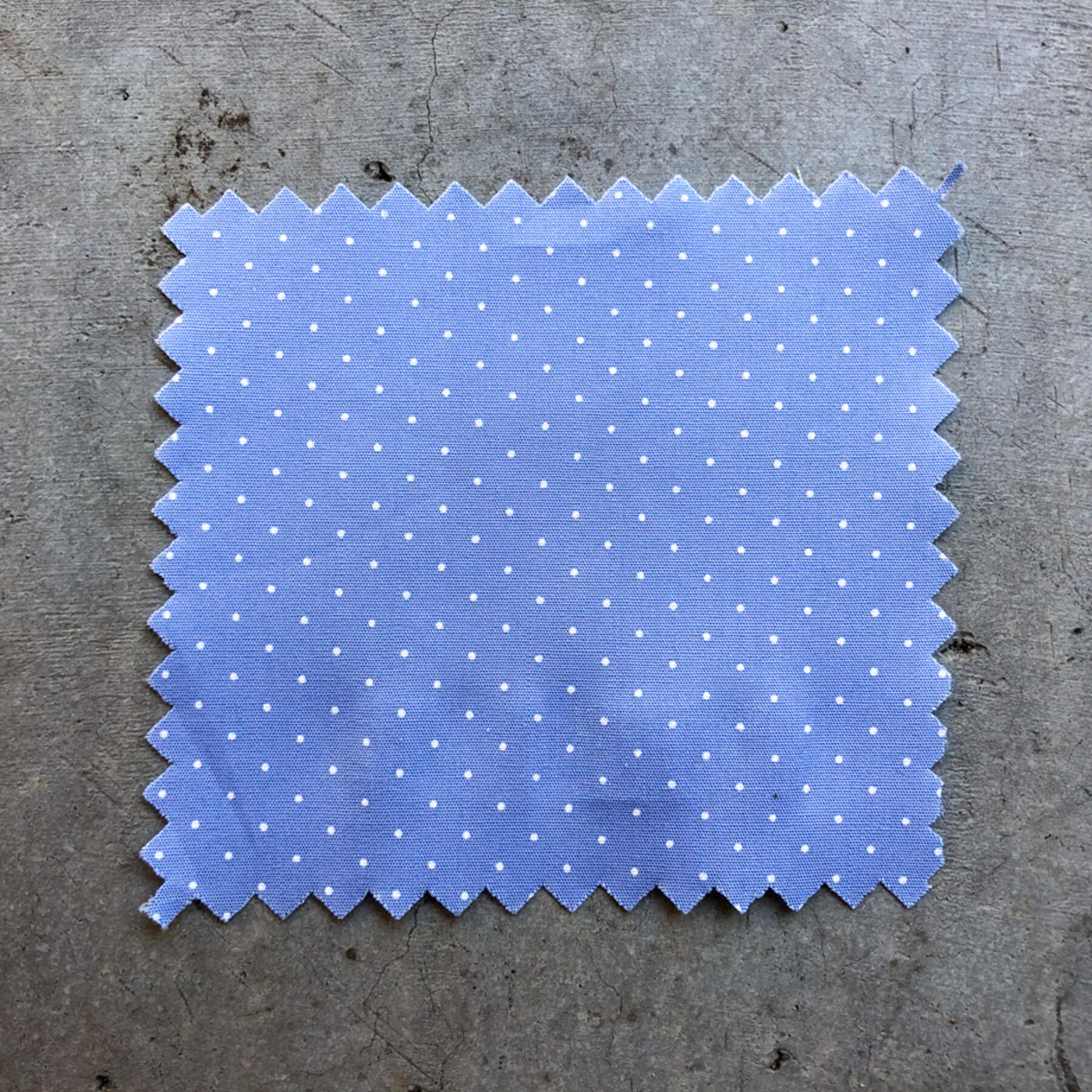 gustin #640 sky polka dot poplin