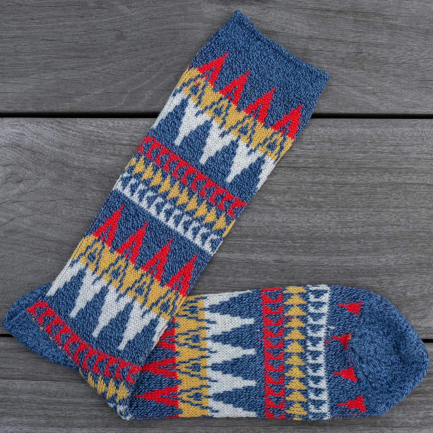 gustin japan ridge line crew sock 4pk