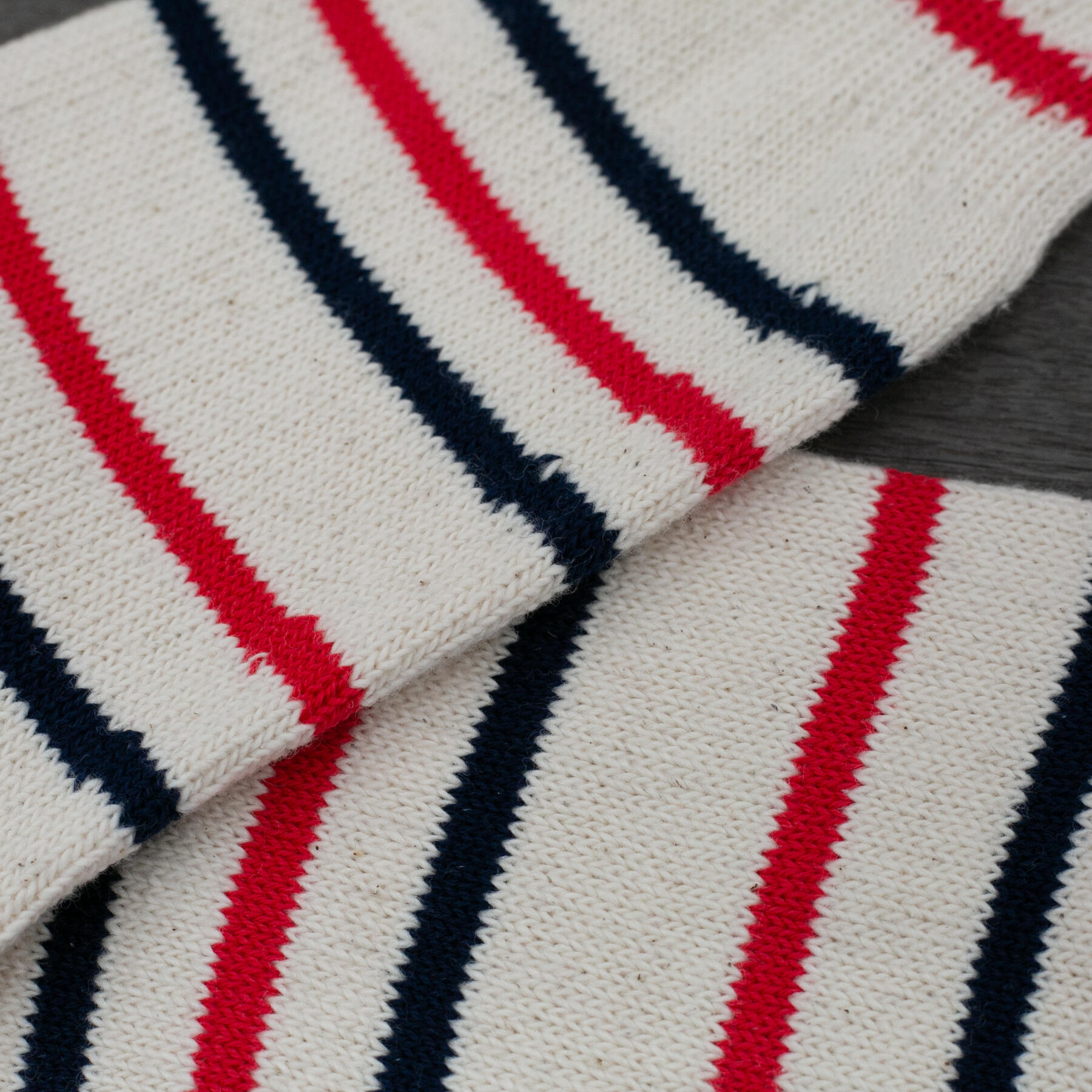 gustin japan stripe three quarter sock 4pk