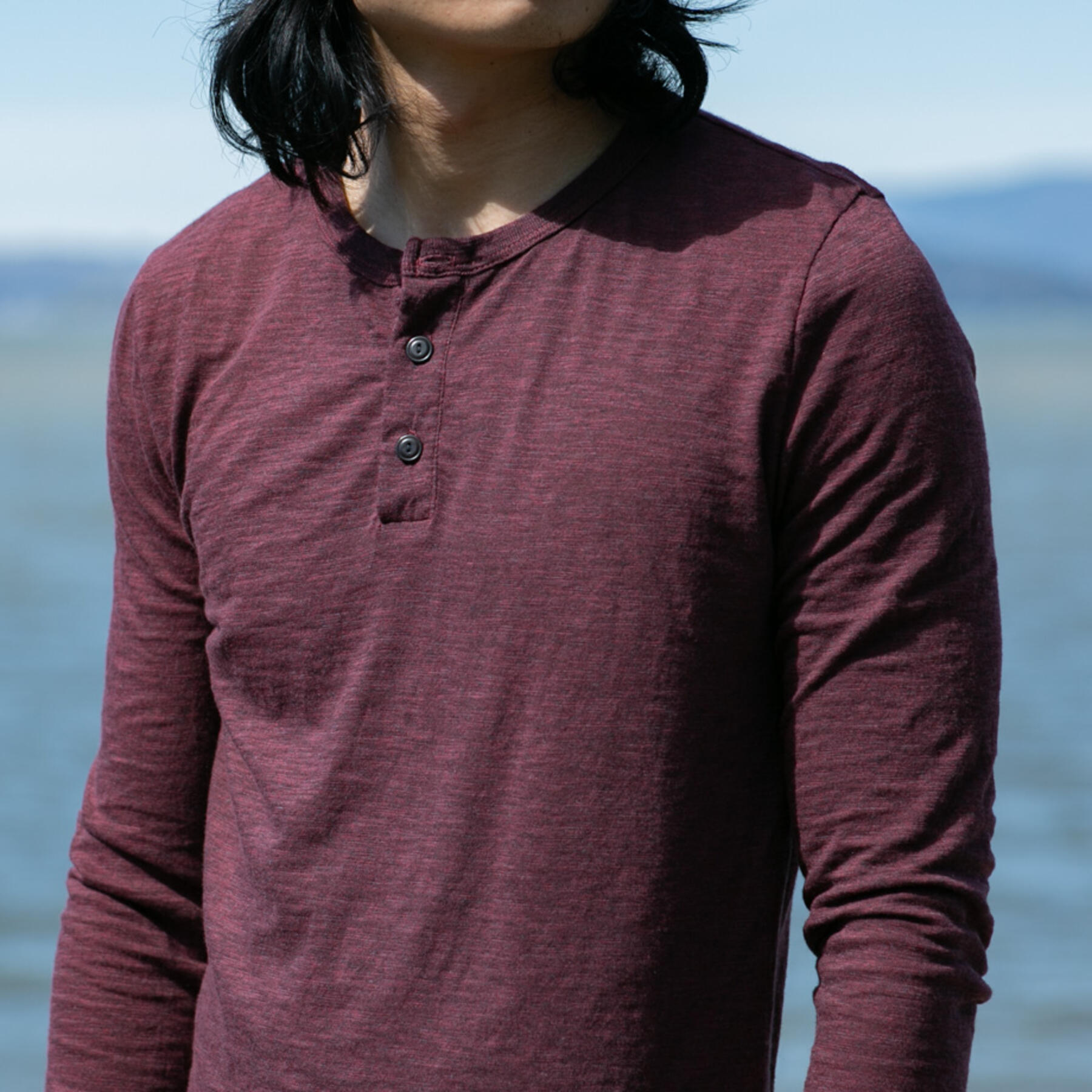 gustin twisted yarn henley 3 pack
