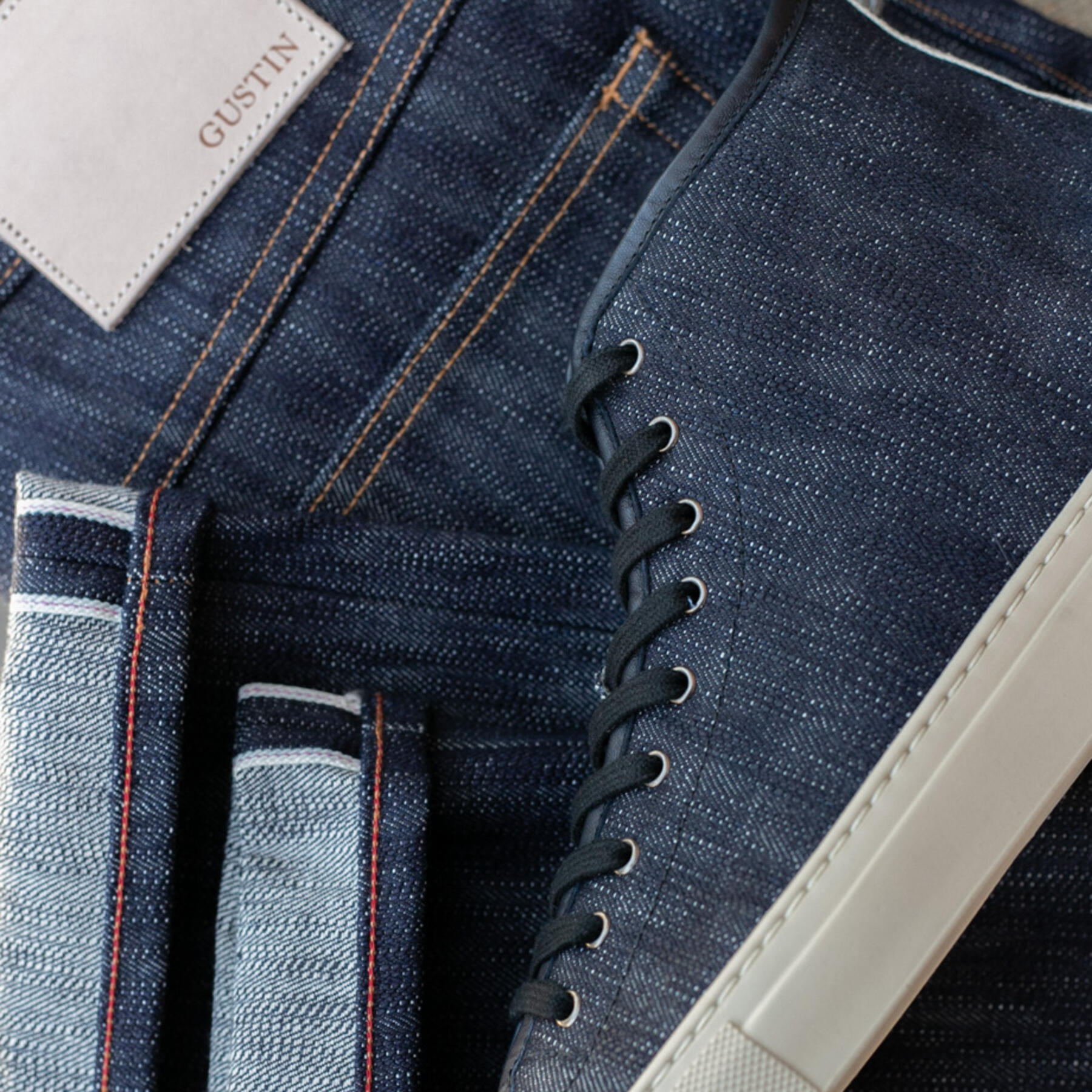 gustin super heavy slub high top