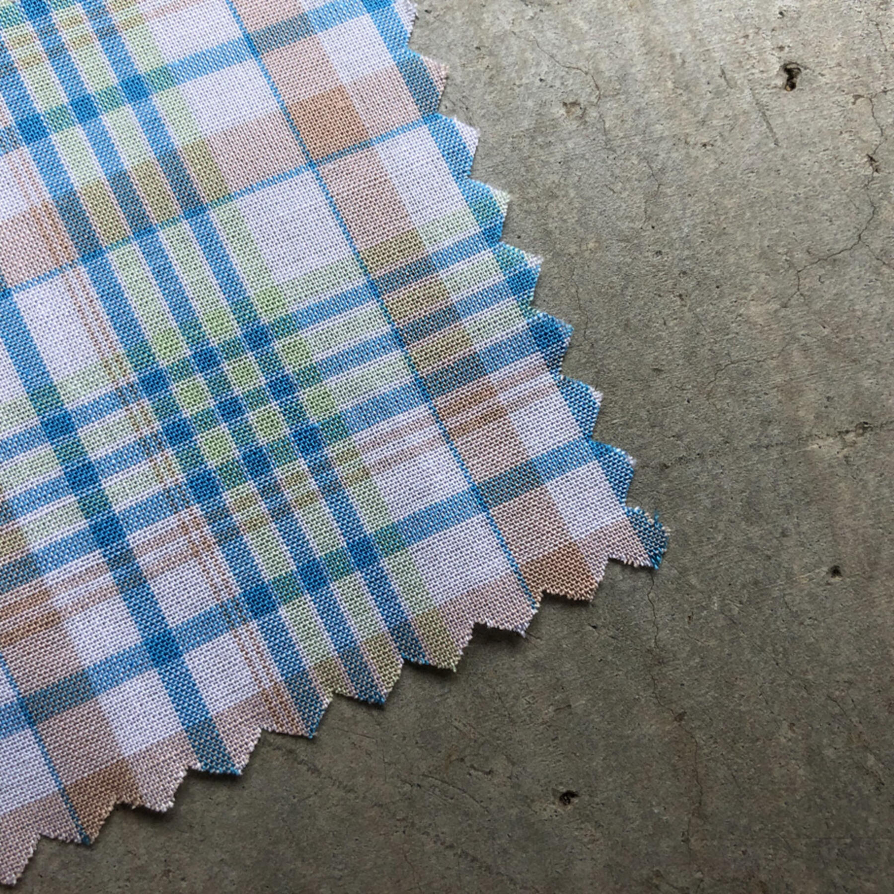 gustin #649 blue spring plaid