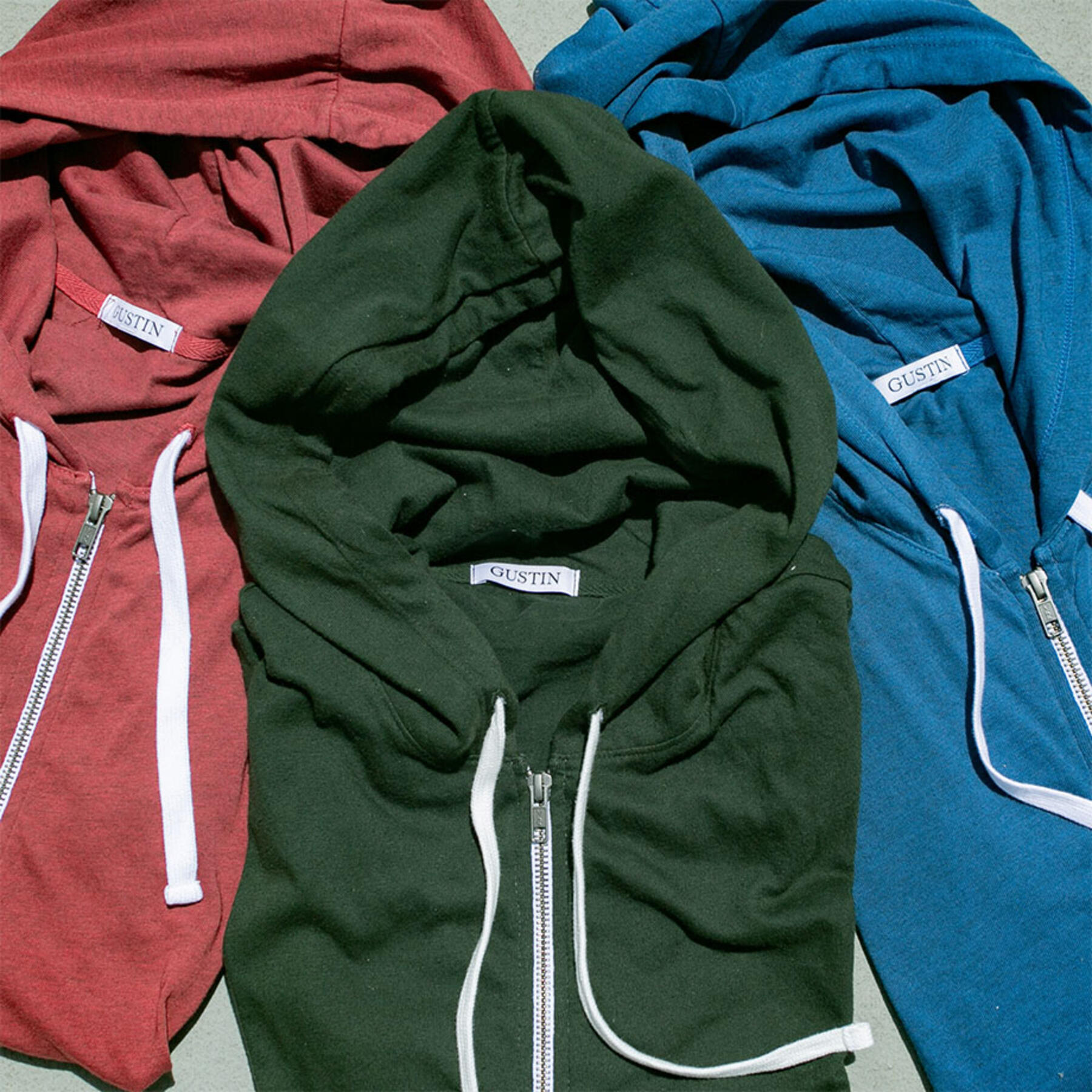 gustin superlight zip hoodie - 3 pack