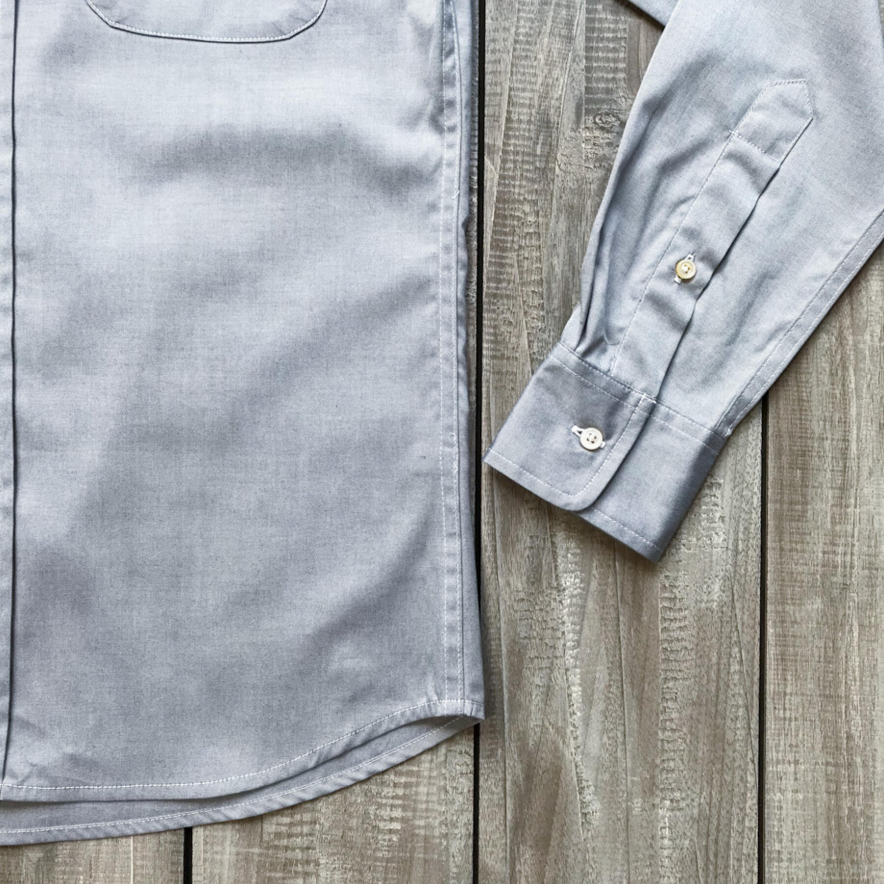 gustin #656 japan charcoal pinpoint oxford