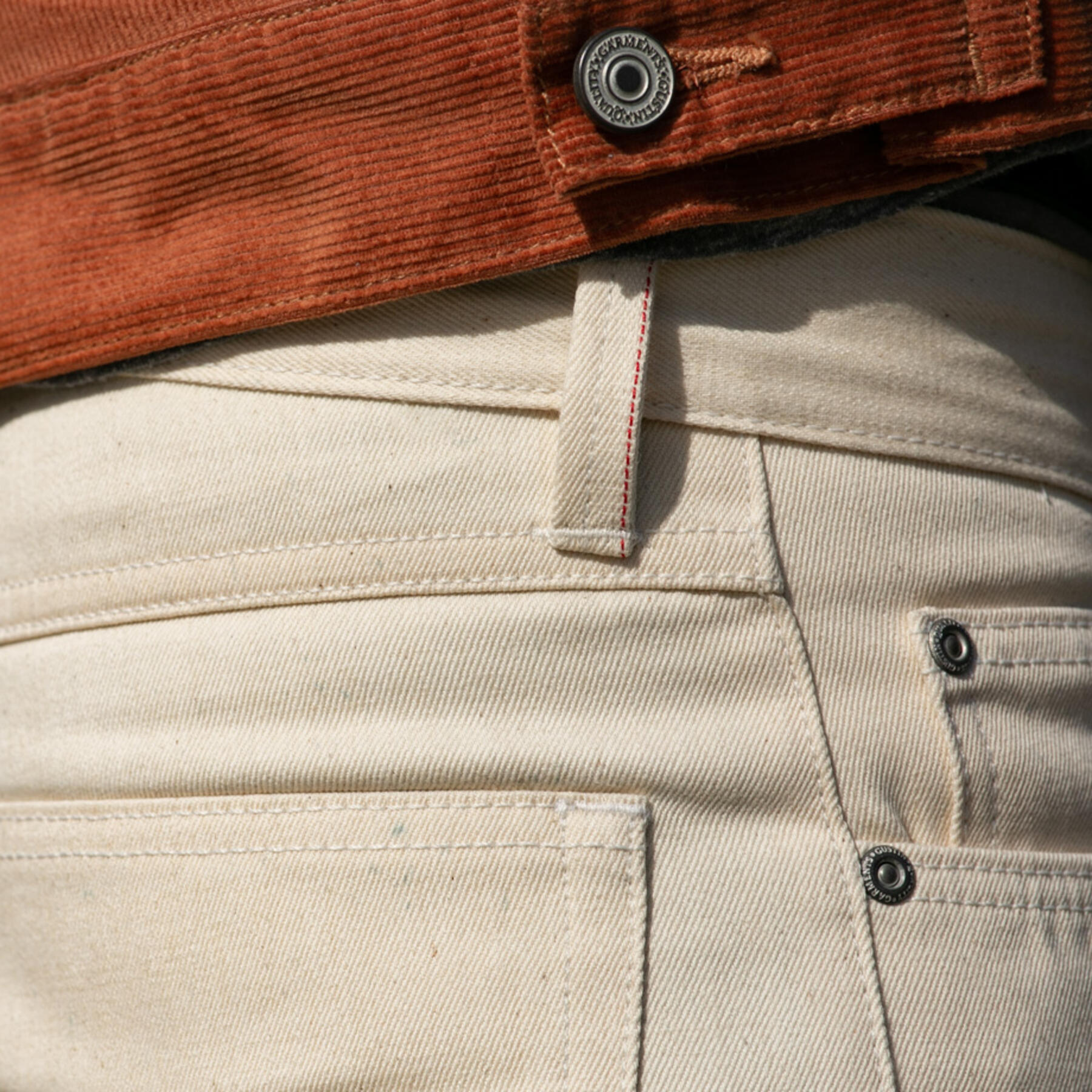 gustin #214 cone natural selvedge