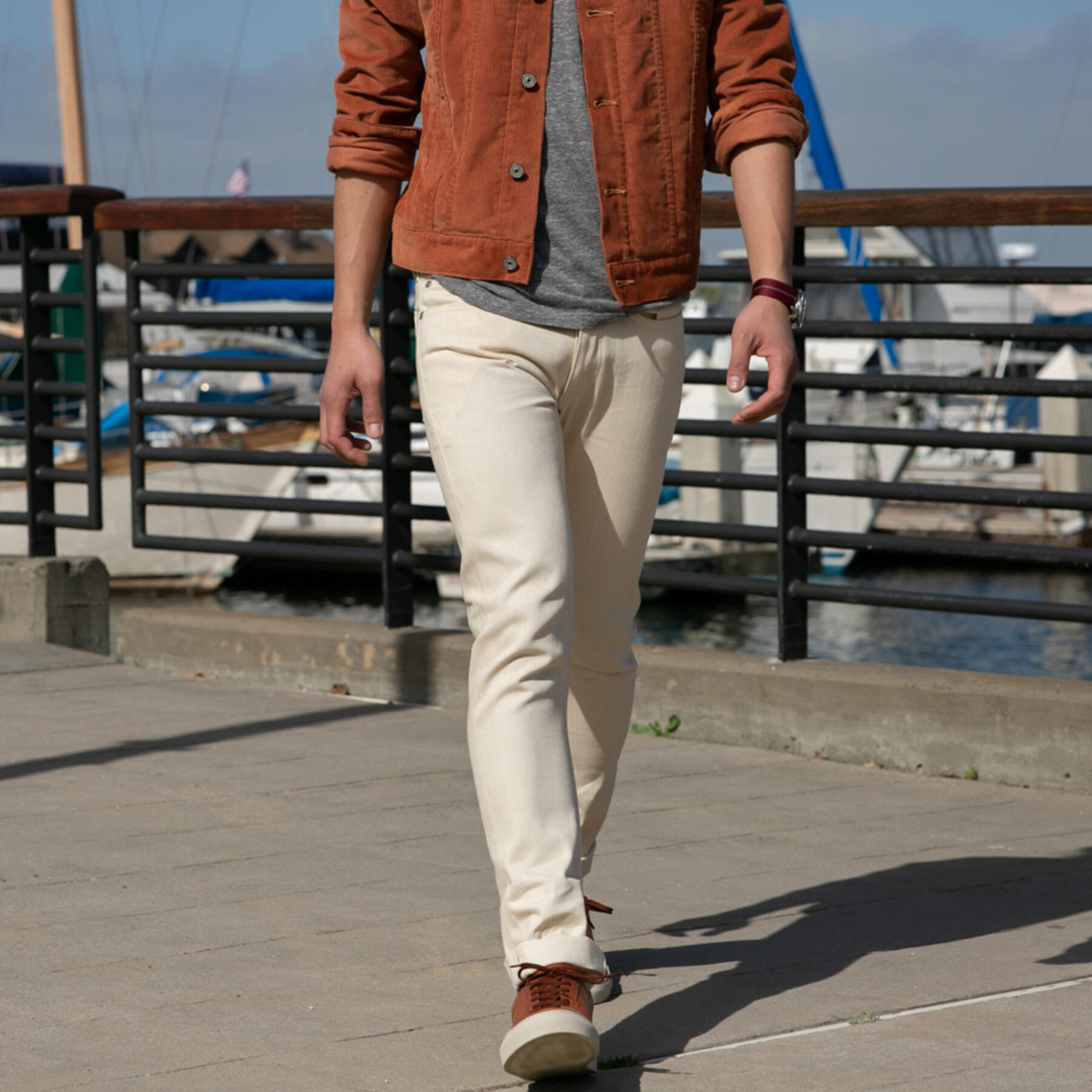 gustin #214 cone natural selvedge