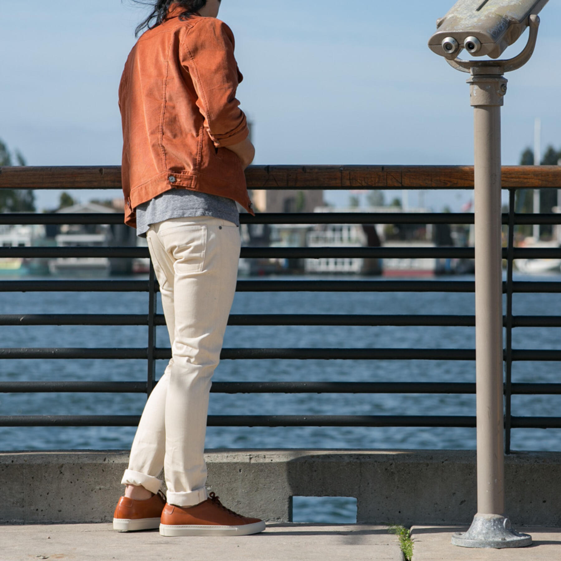 gustin #214 cone natural selvedge