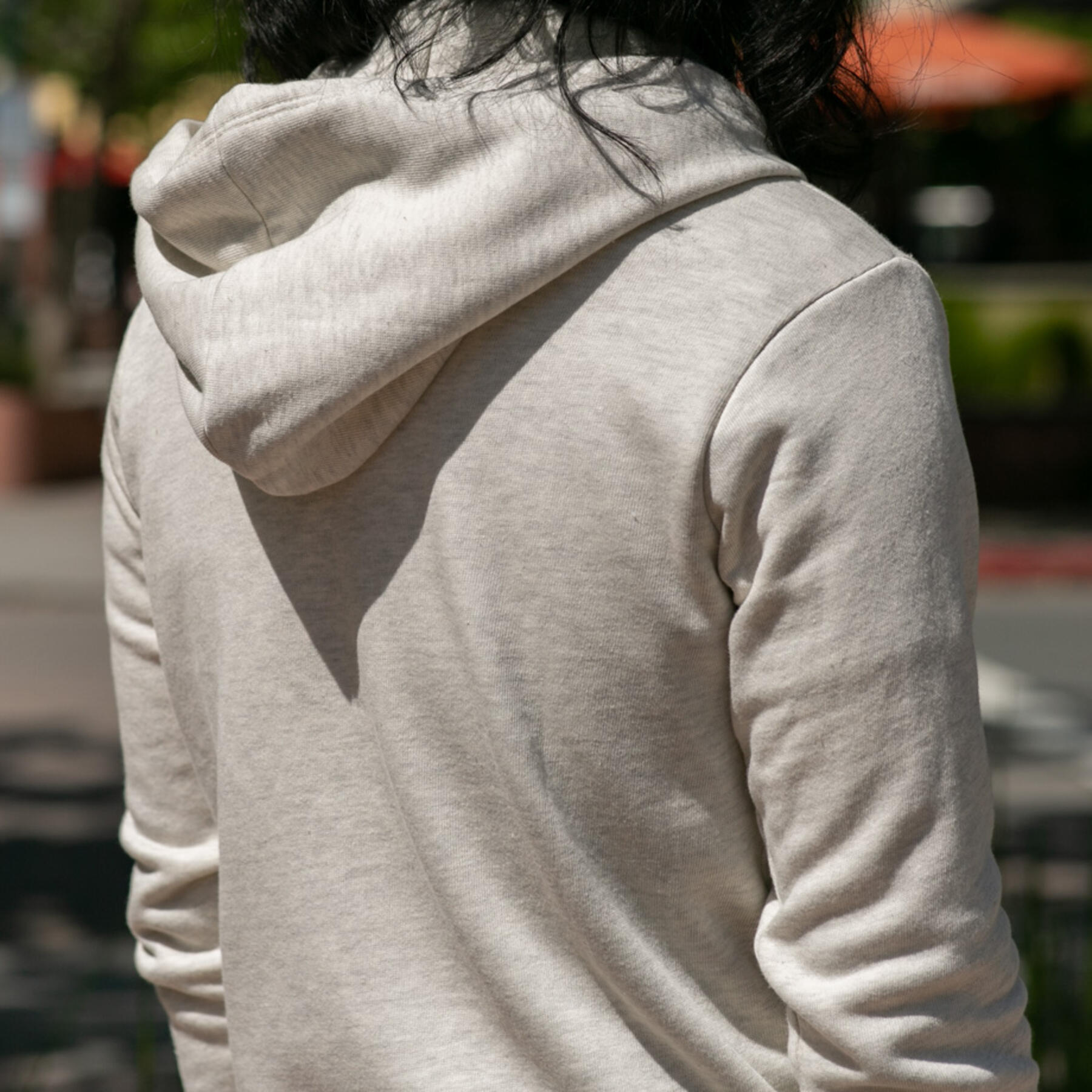 gustin fleece zip hoodie - oatmeal
