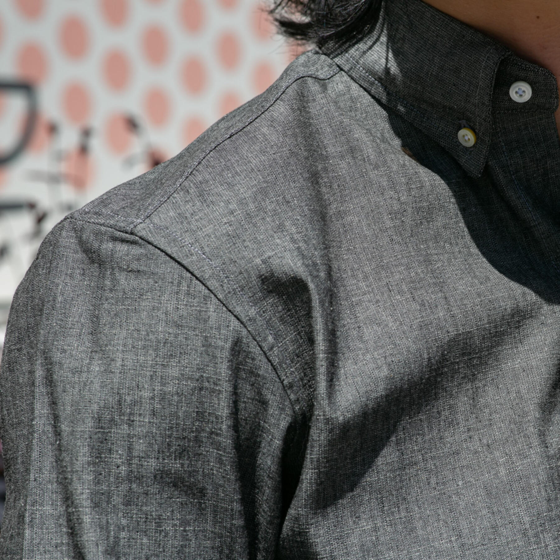 gustin #665 black chambray