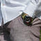 gustin #194 rust linen chambray chinos