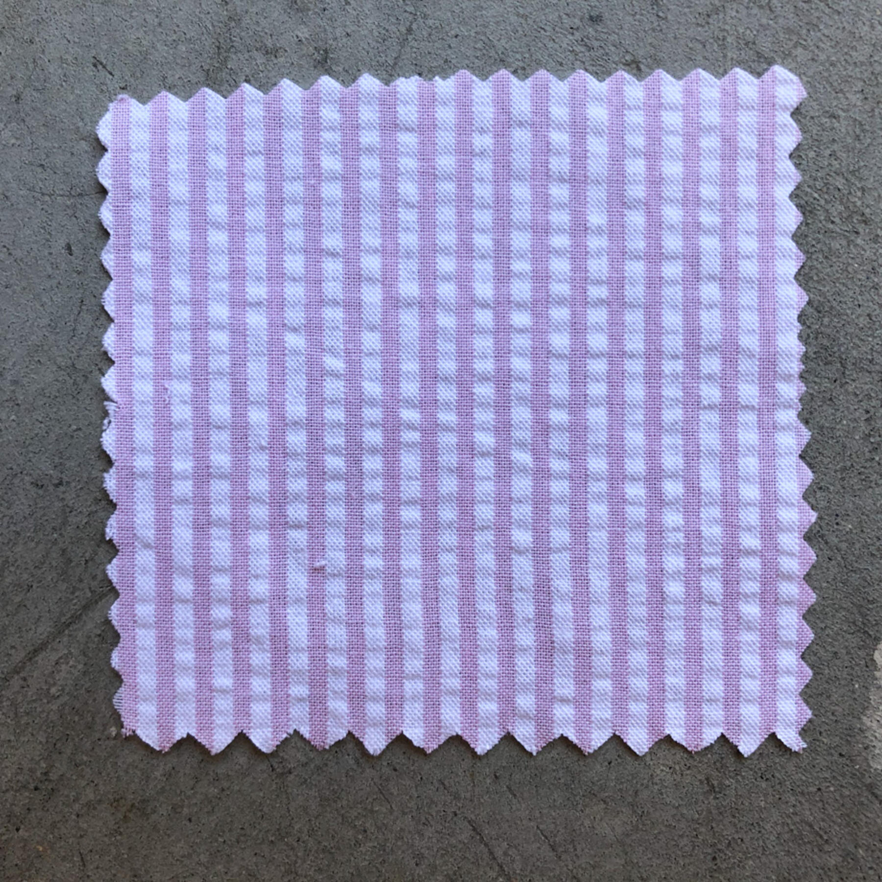 gustin #670 pink stripe seersucker
