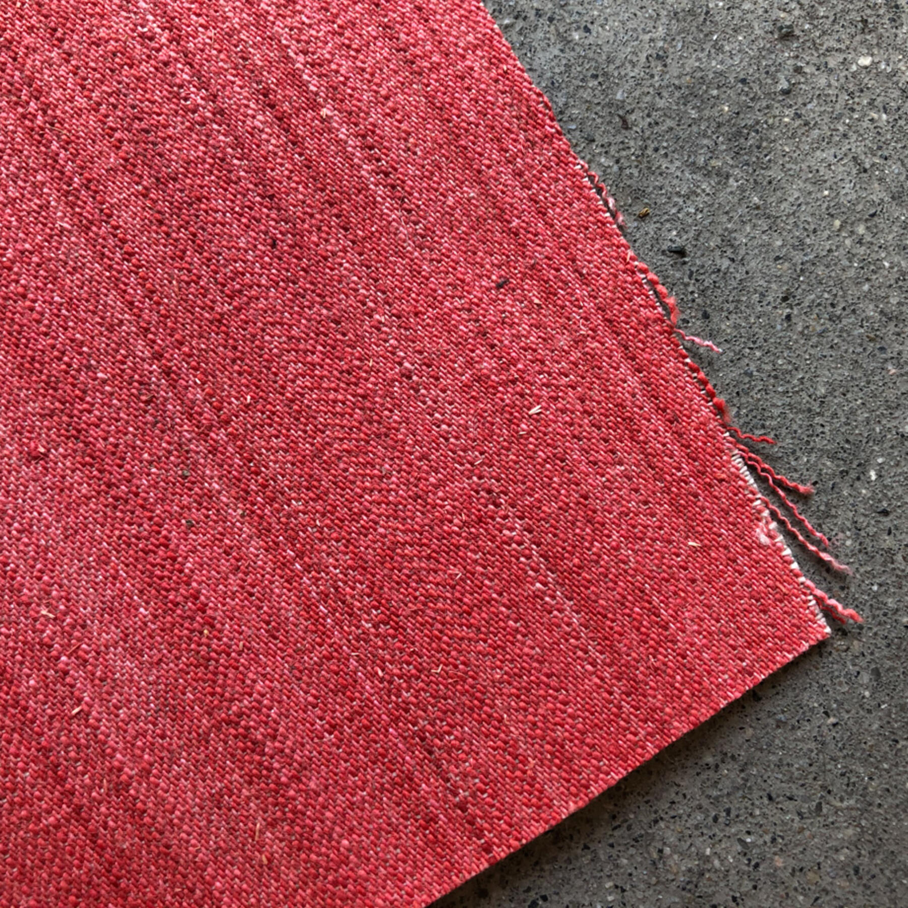 gustin #431 salmon linen selvedge