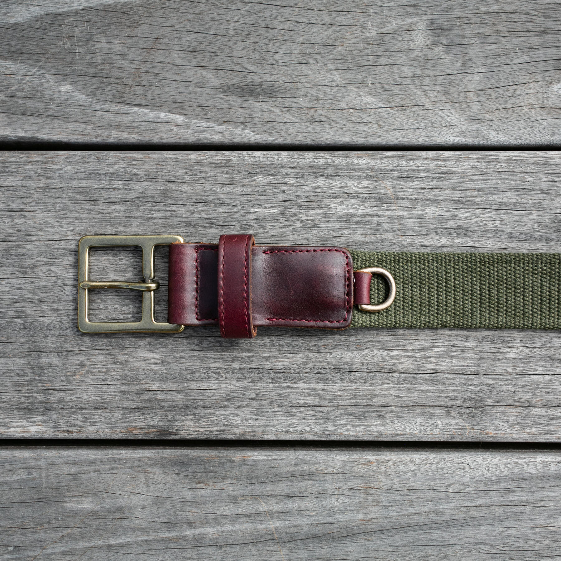 gustin olive webbing belt - chromexcel #8