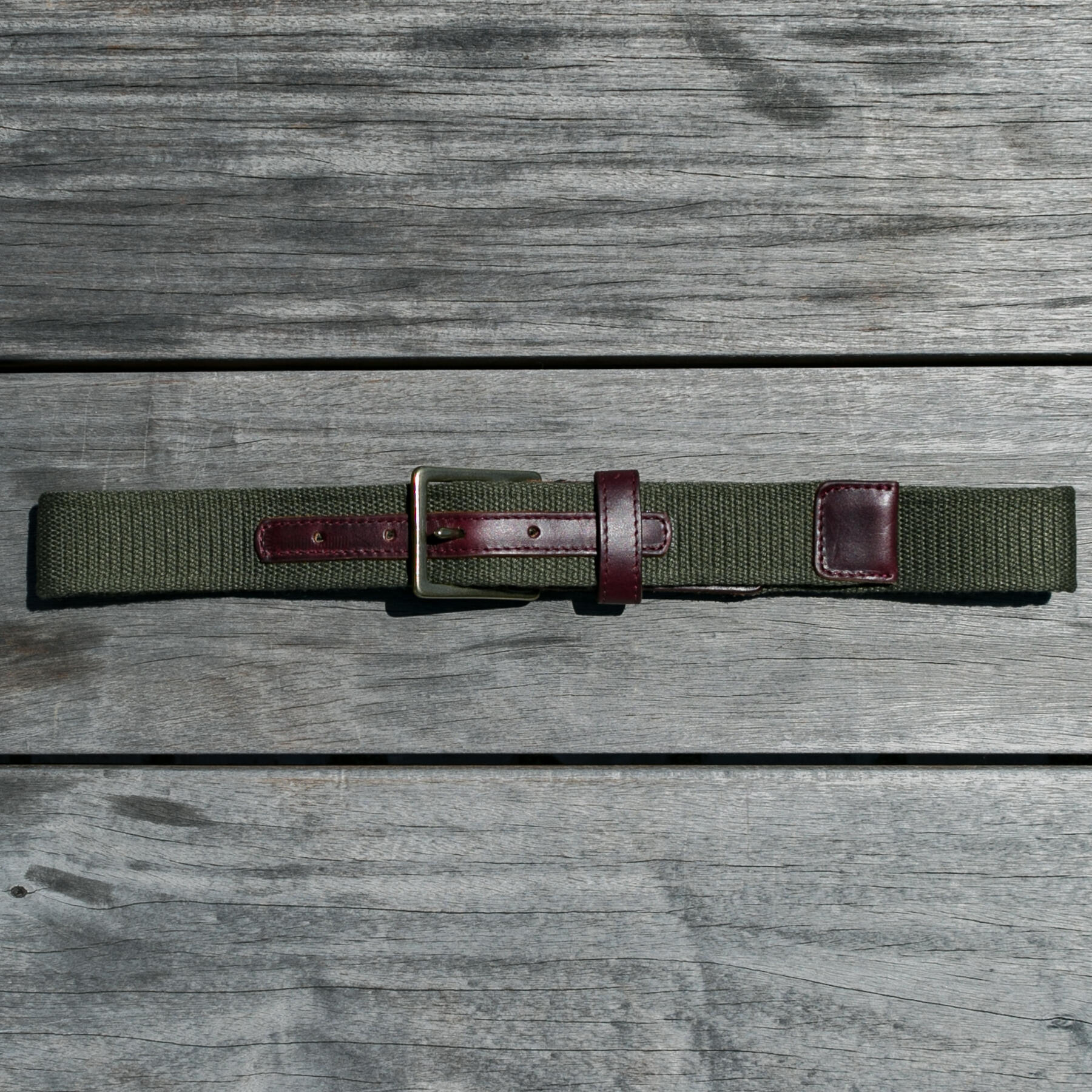 gustin olive webbing belt - chromexcel #8