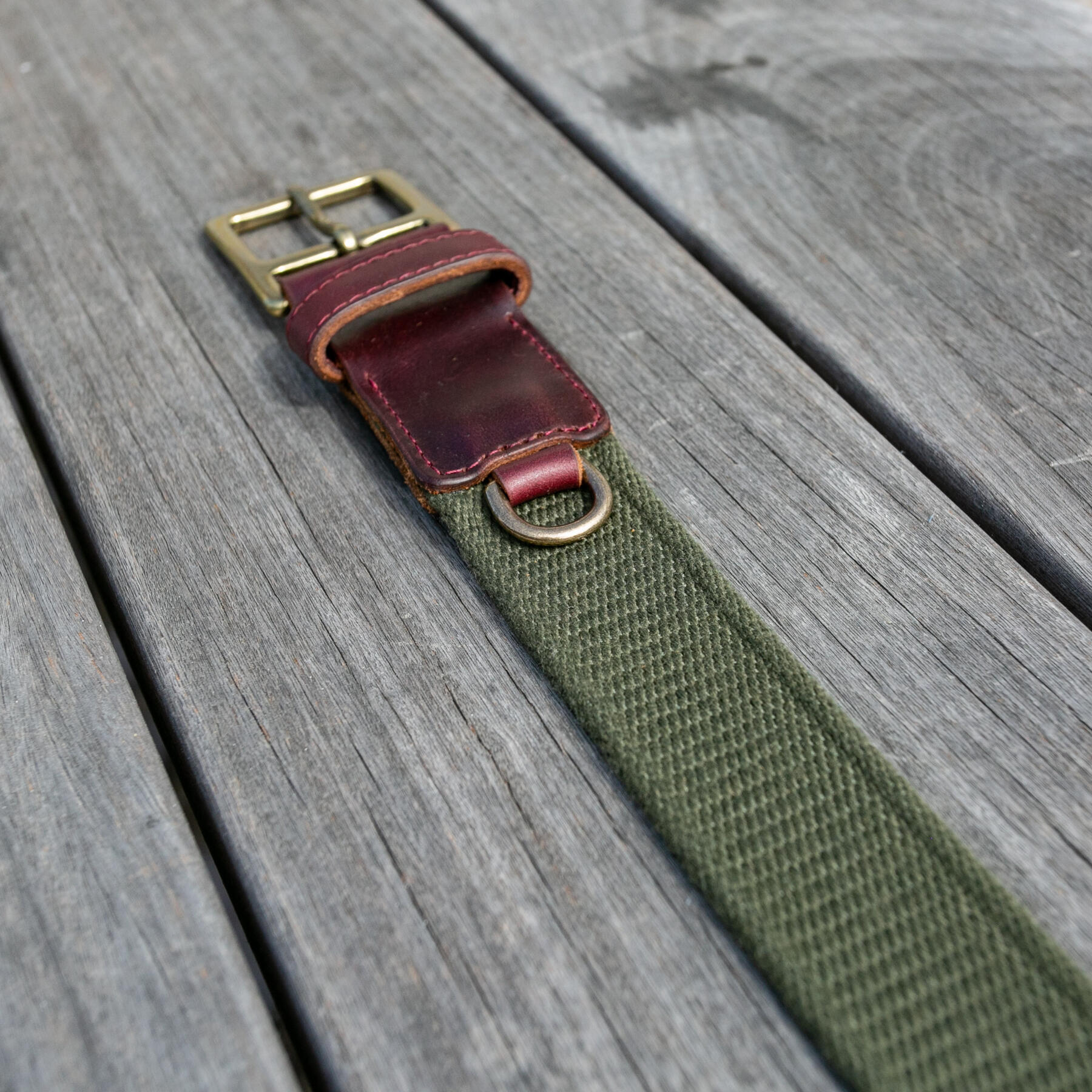 gustin olive webbing belt - chromexcel #8