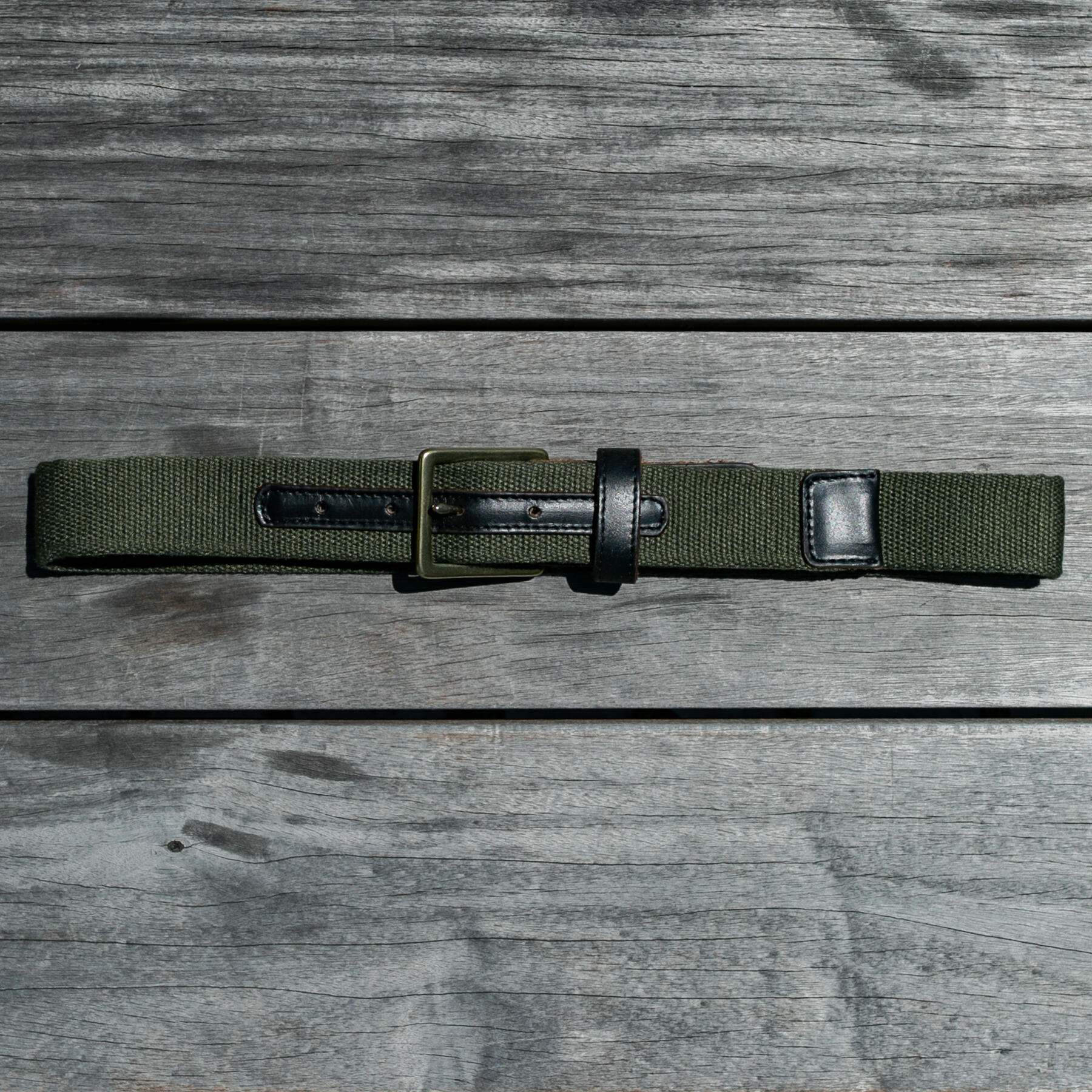gustin olive webbing belt - chromexcel black
