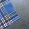 gustin #680 vintage linen plaid - blue