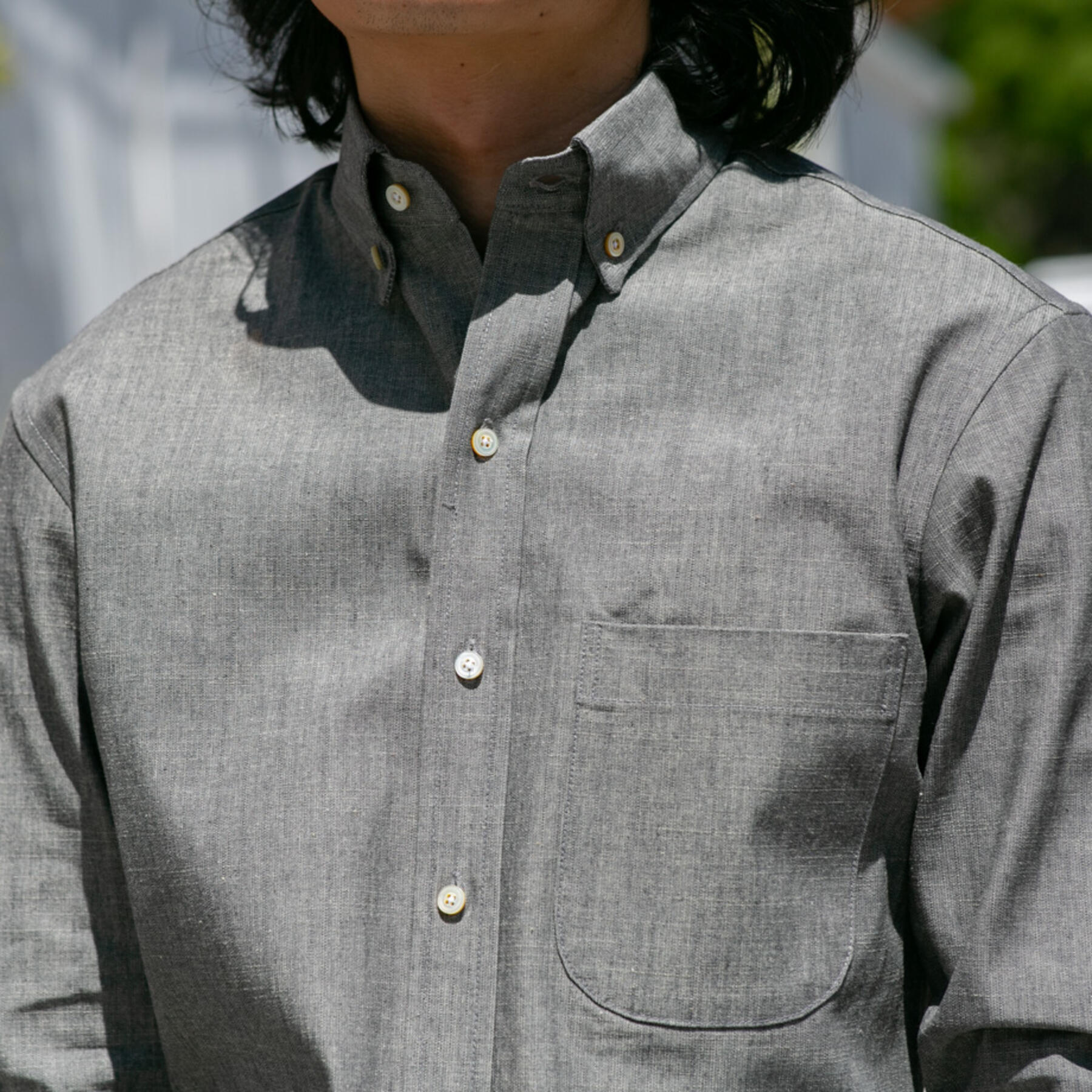 gustin #684 grey chambray