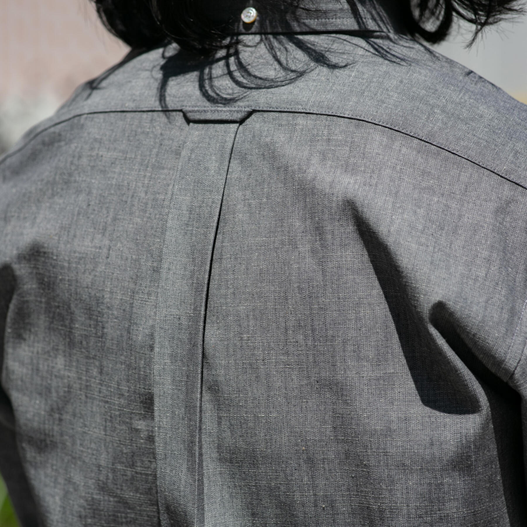 gustin #684 grey chambray