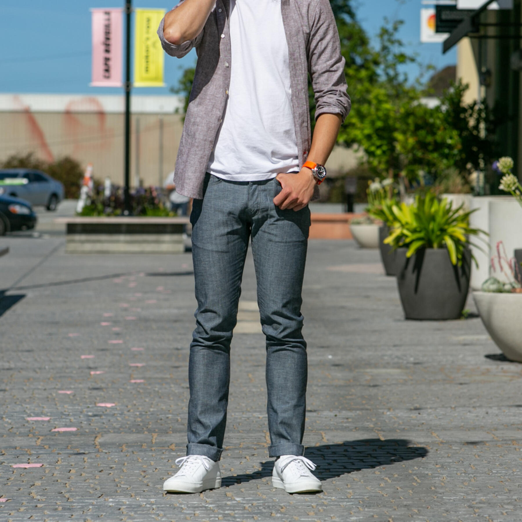 gustin #435 ultralight selvedge chambray