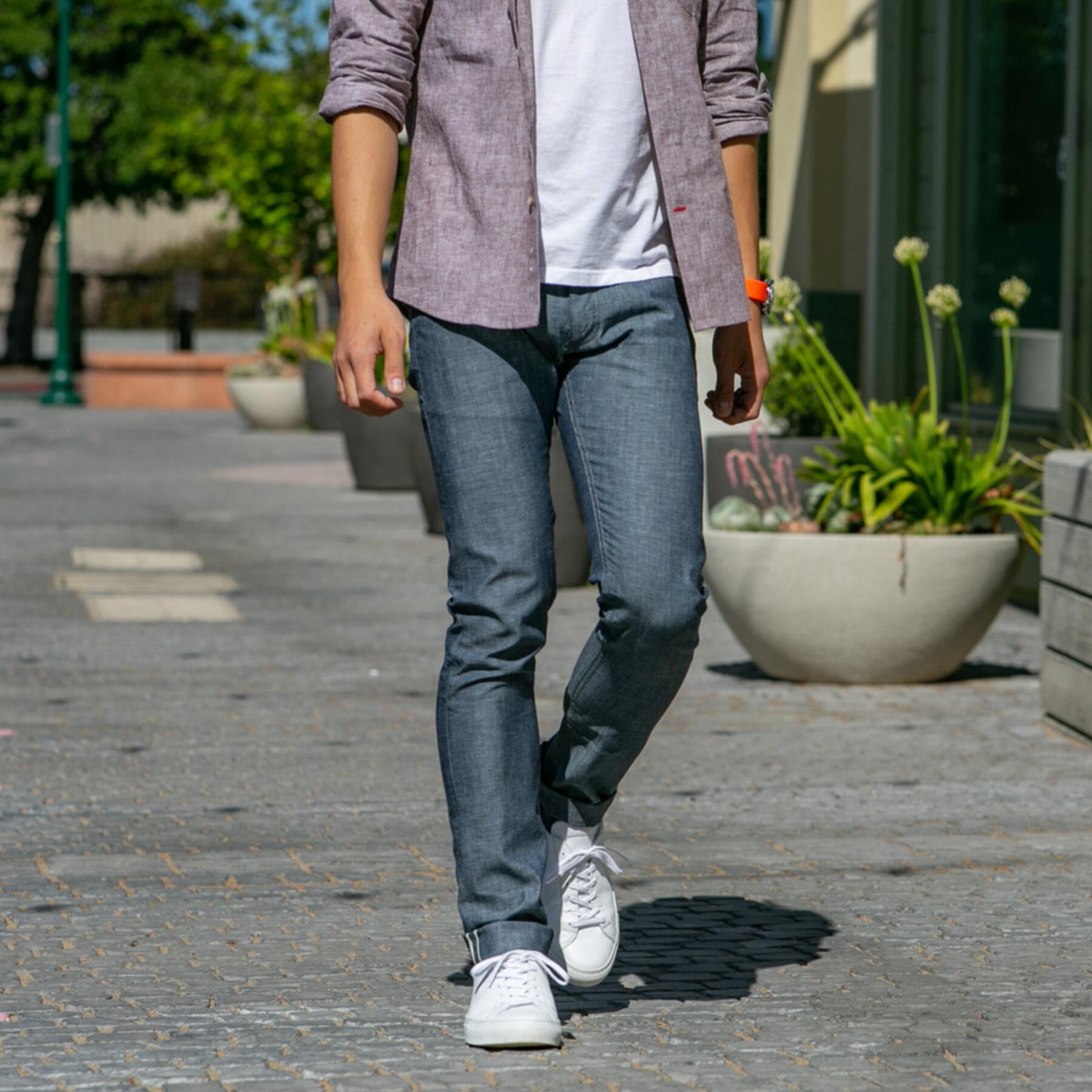gustin #435 ultralight selvedge chambray