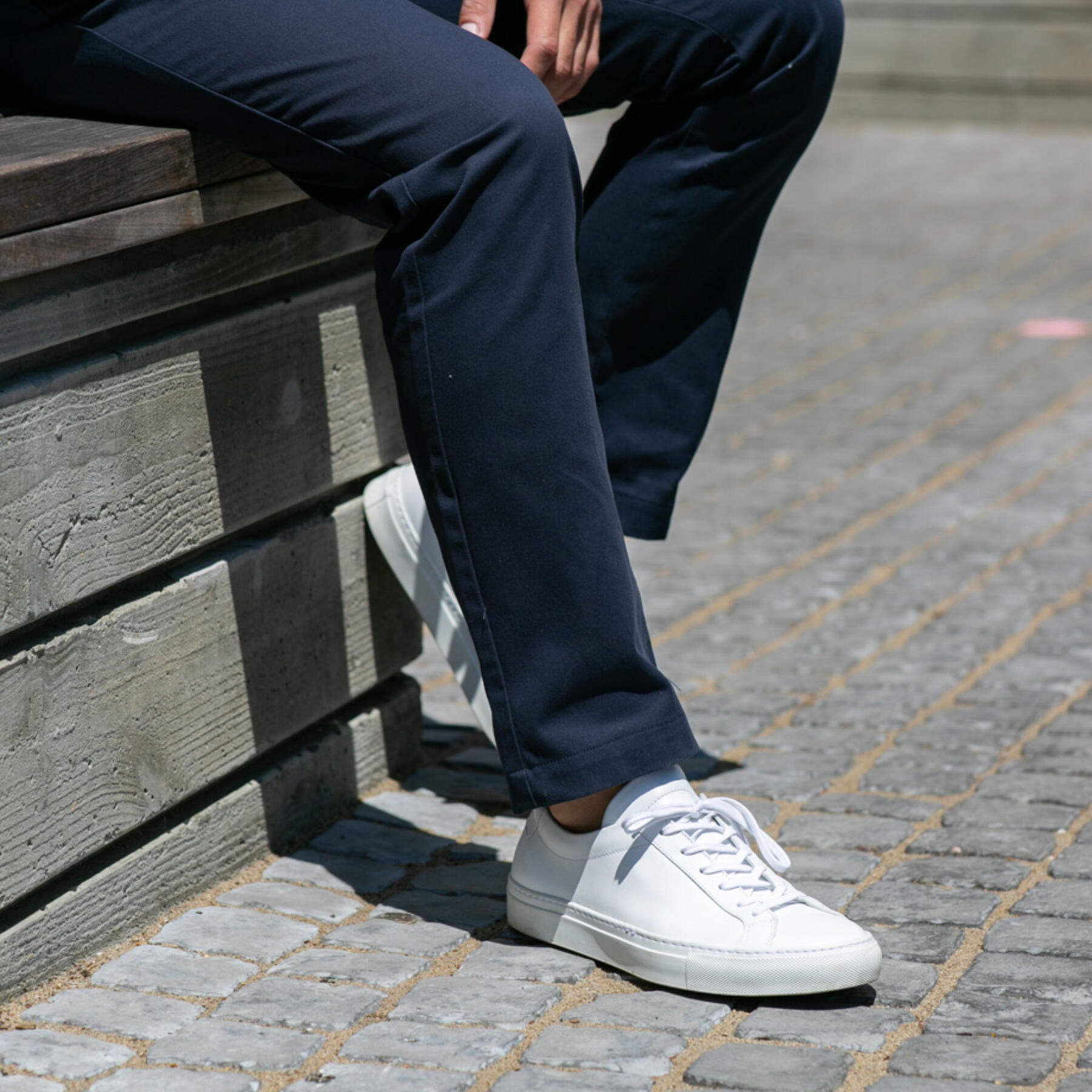 gustin #195 american brushed chinos - navy
