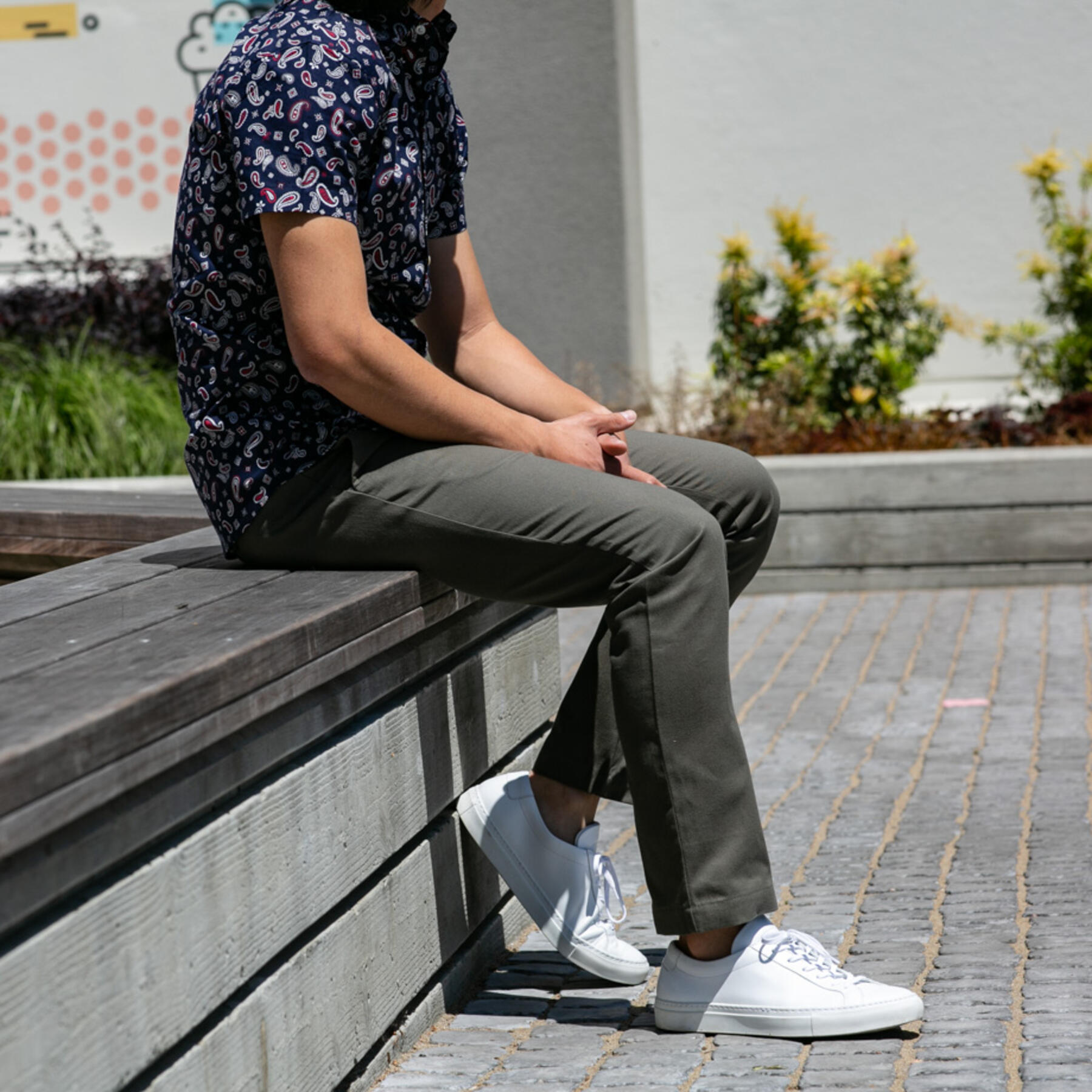 gustin #197 american brushed chinos - olive