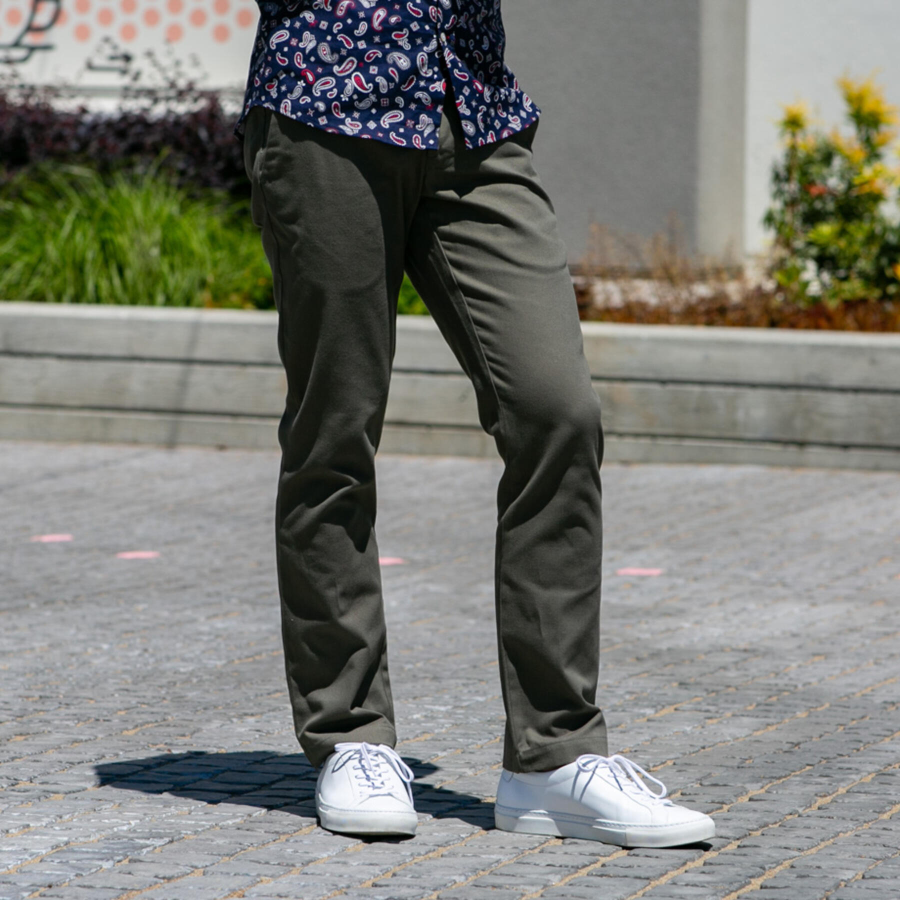 gustin #197 american brushed chinos - olive