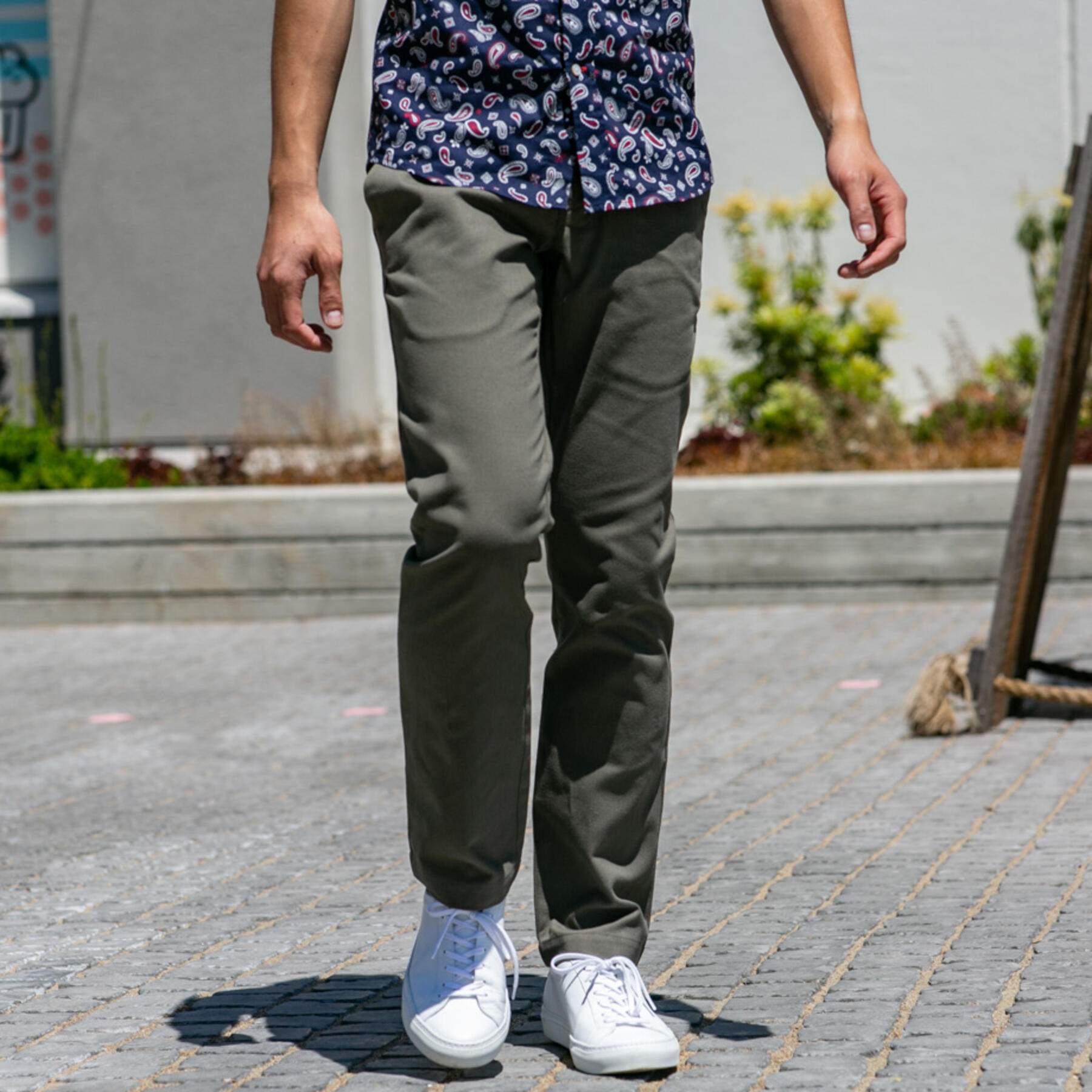 gustin #197 american brushed chinos - olive