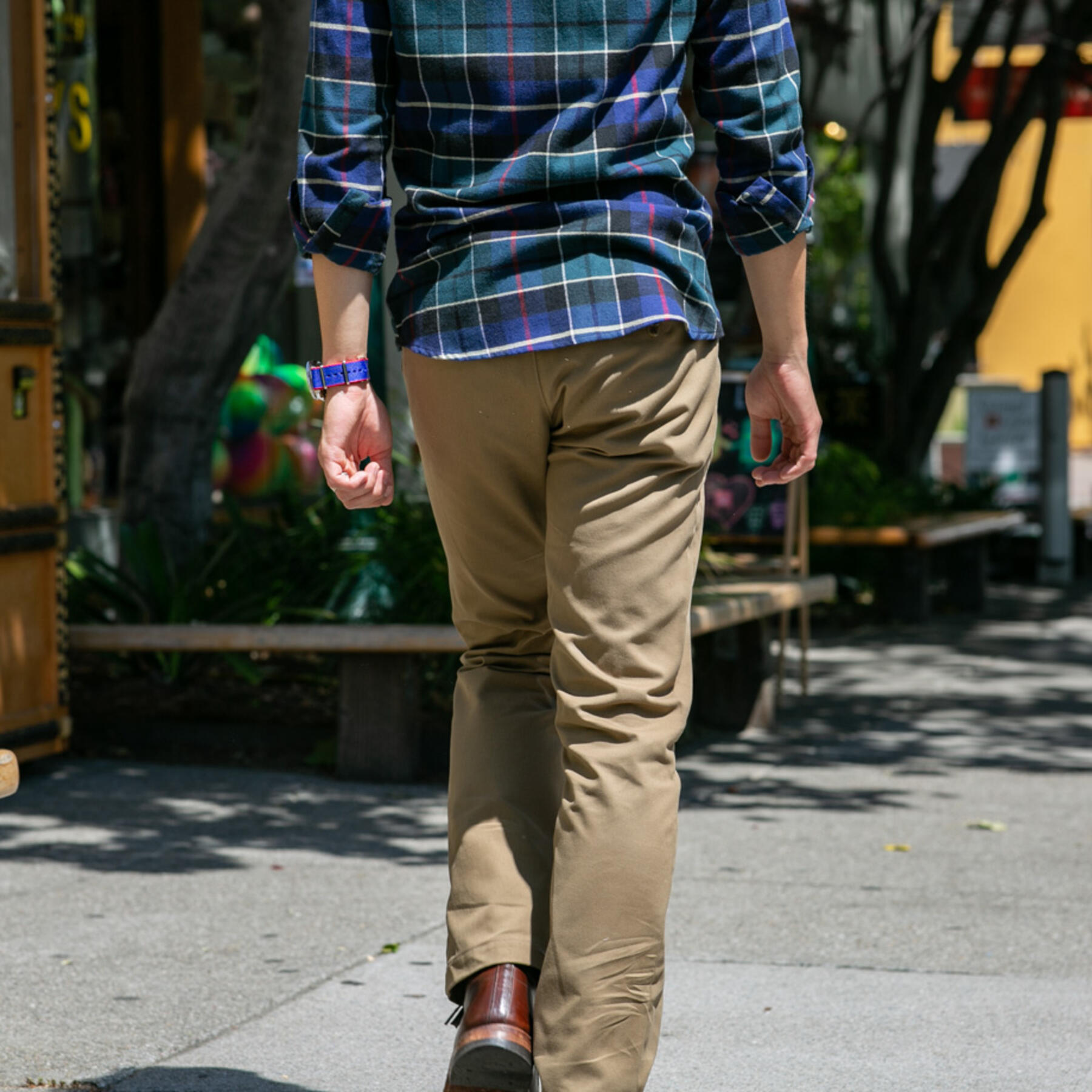 gustin #198 american brushed chinos - khaki