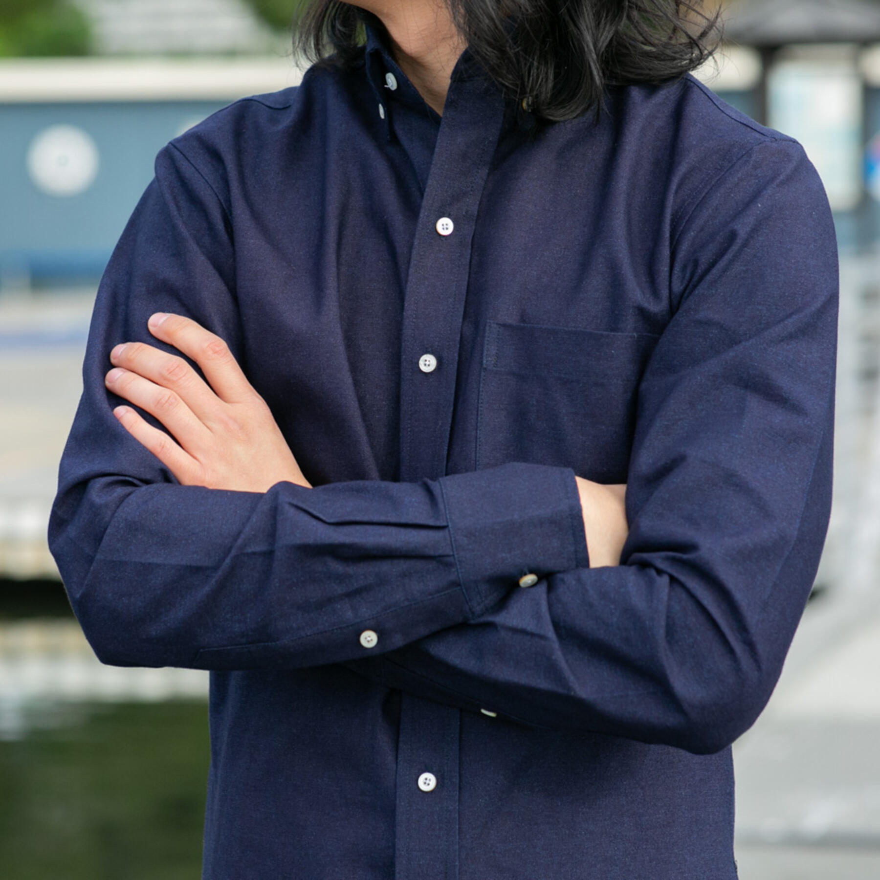 gustin #685 indigoxindigo chambray