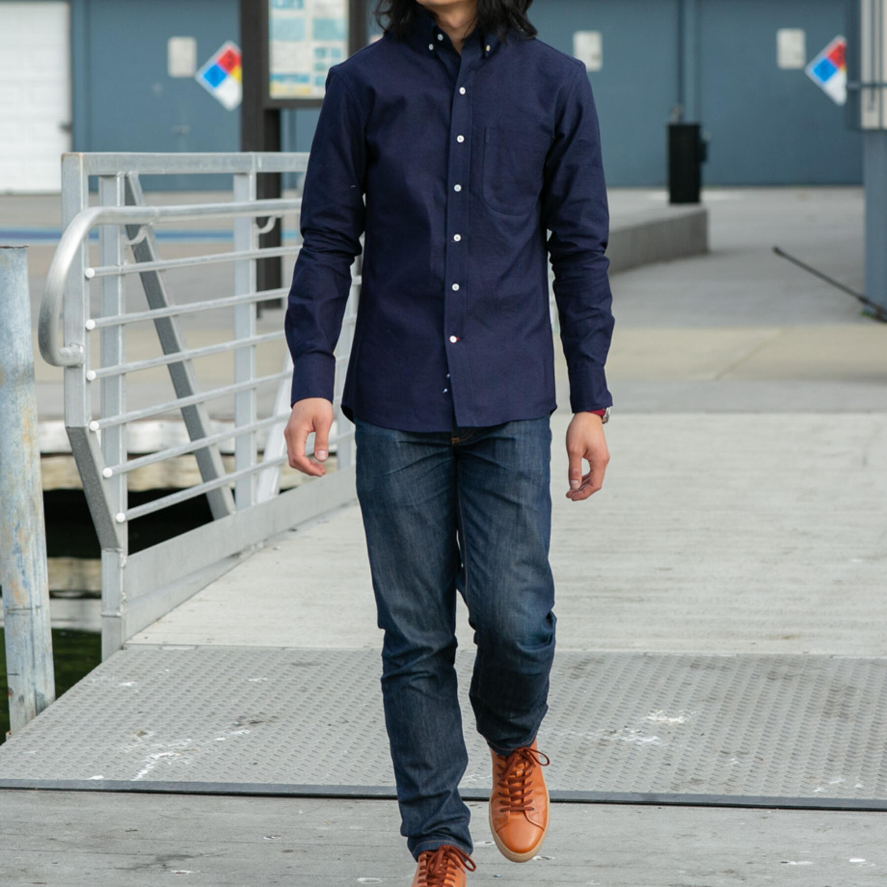 gustin #685 indigoxindigo chambray