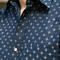 gustin #687 indigo star short sleeve shirt