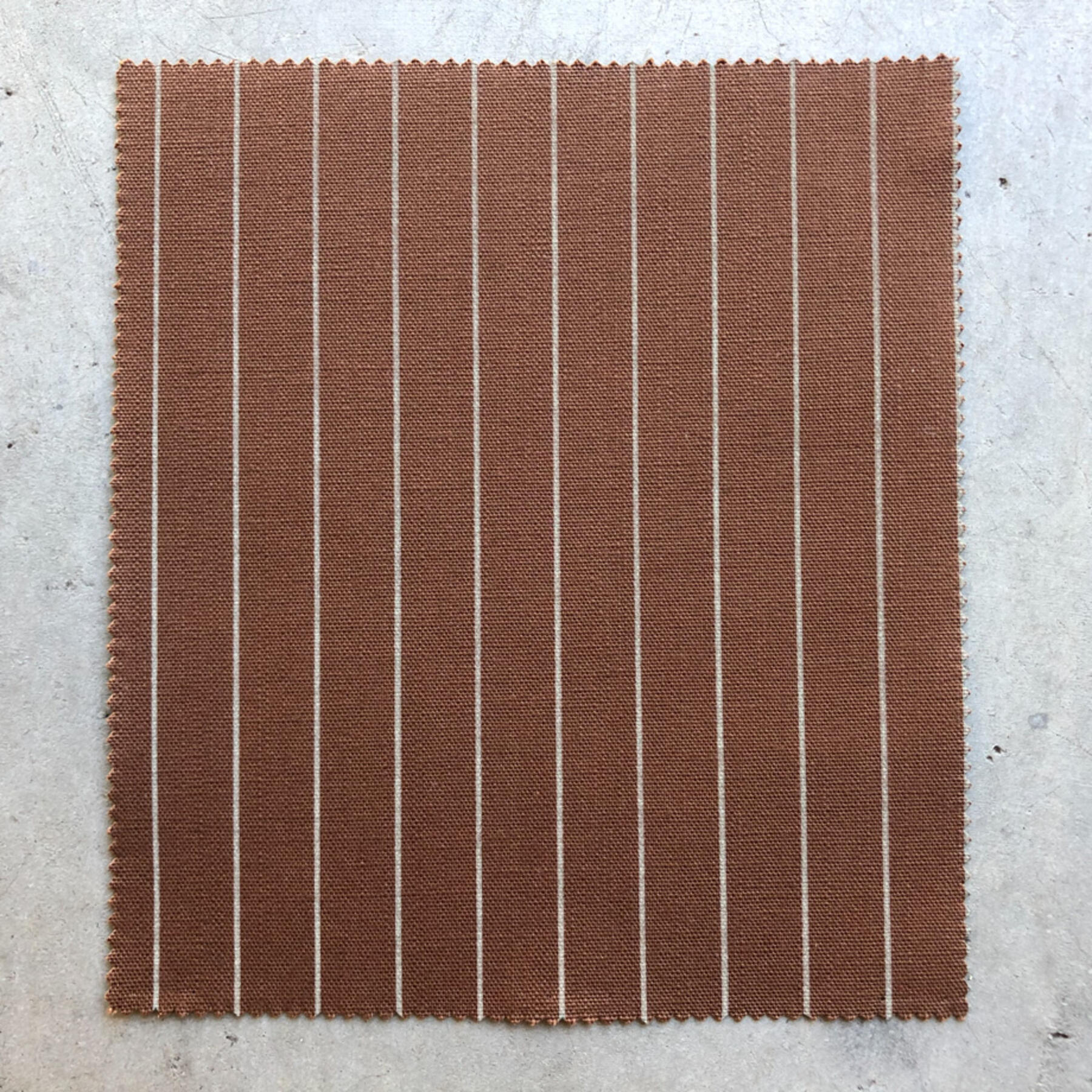 gustin #439 selvedge stripe canvas - wood